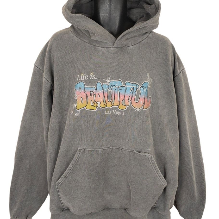 Life Is Beautiful Festival Sweatshirt Hoodie Mens Size 3XL