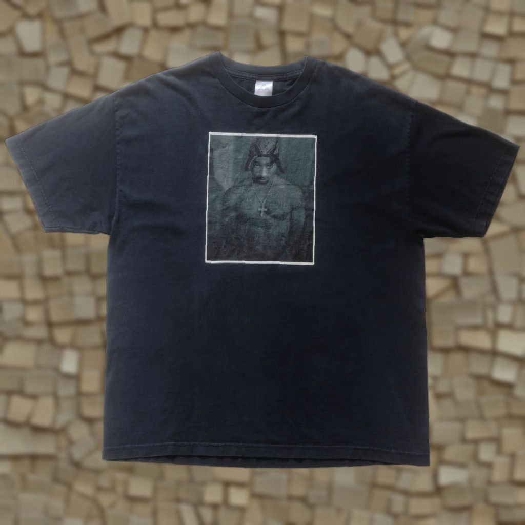 Etro VINTAGE Alstyle 2 PAC VTG Y2K 90s RETRO RAP GRAPHIC T SHIRT XL BLACK COTTON MEN Size US XL / EU 56 / 4 - 1 Thumbnail