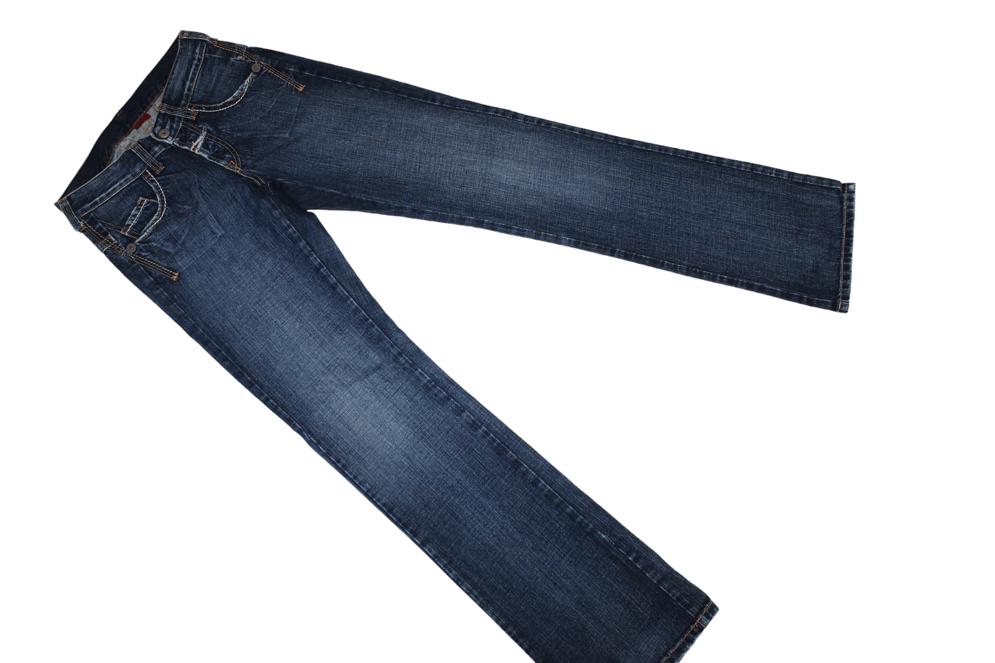 Marithe + Francois Girbaud Marithe Francois Girbaud Blue Stonewashed Straight Jeans Size 26" / US 2 / IT 38 - 4 Thumbnail