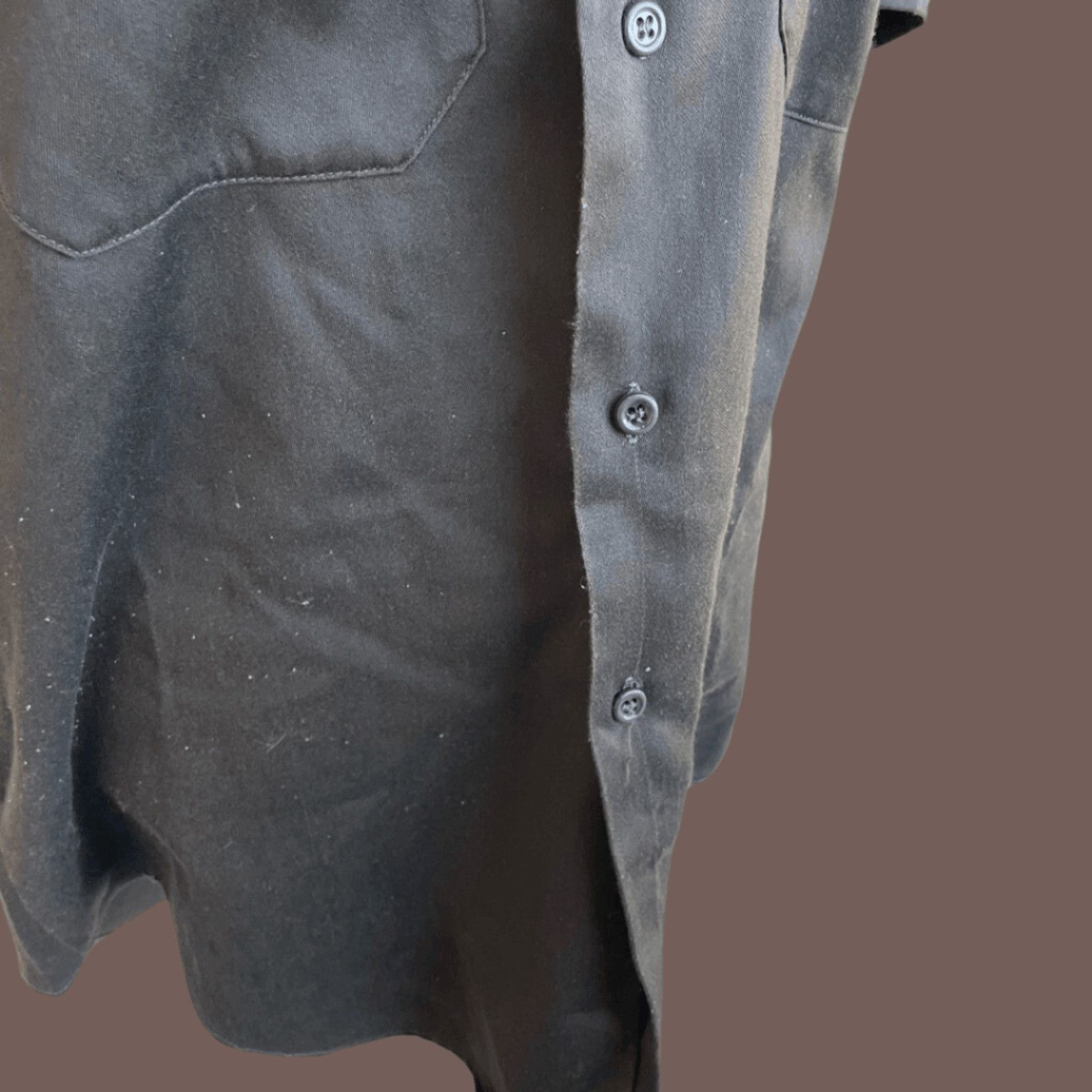 Big Mac × Vintage VTG Work Shirt | Big Mac Brown Penn-Prest | 60s USA Utility Size US M / EU 48-50 / 2 - 4 Thumbnail