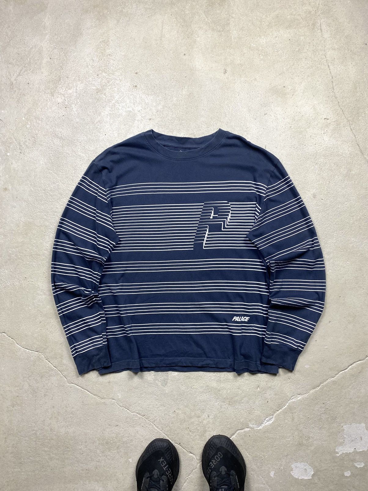 Palace Palace Striped P Logo Longsleeve T Shirt Hype Size US L / EU 52-54 / 3 - 1 Thumbnail