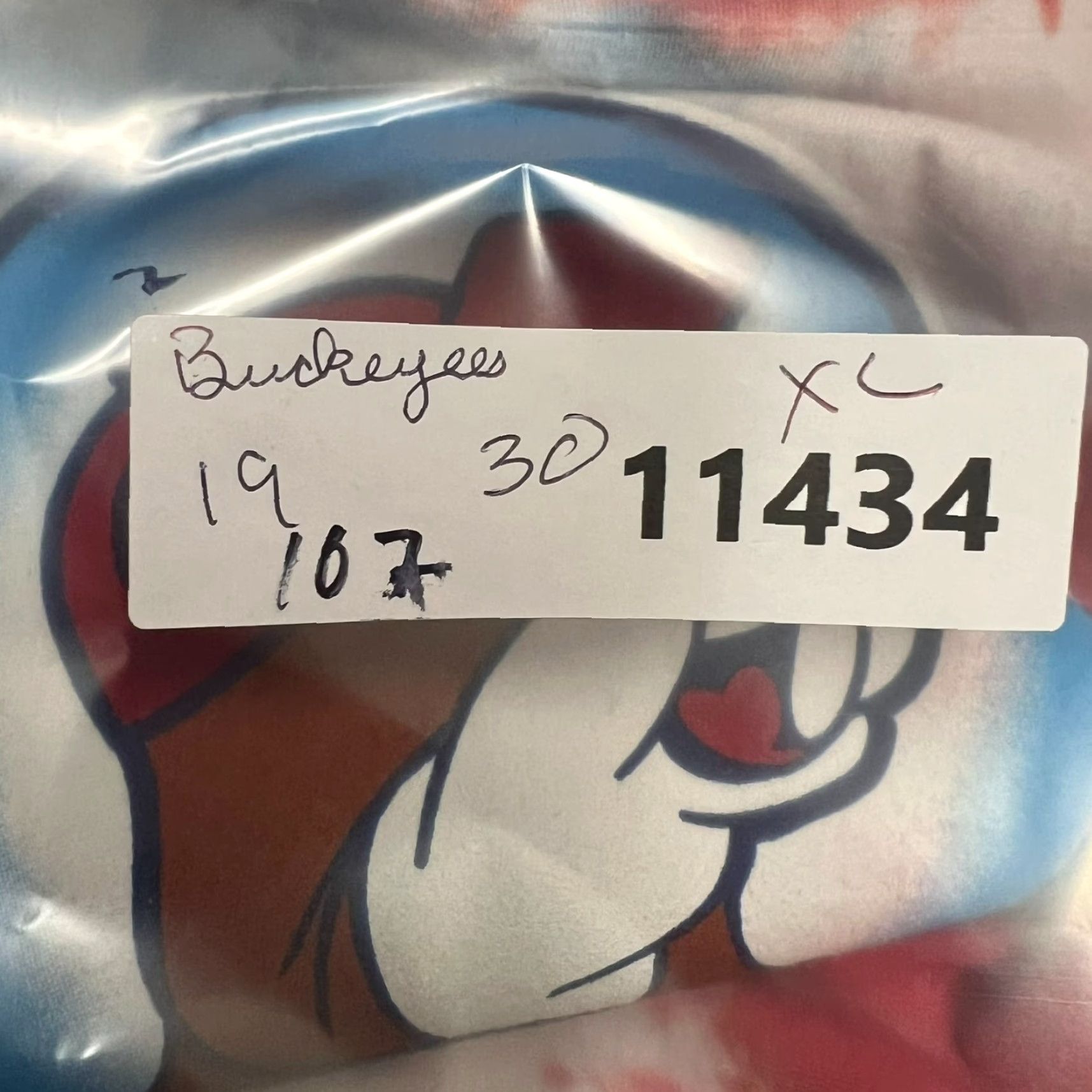 Vintage Buc-ees Shirt Women Red/White/Blue Tie Dye Crew Neck Short Sleeve XL USA Womens Size XL / US 12-14 / IT 48-50 - 8 Thumbnail
