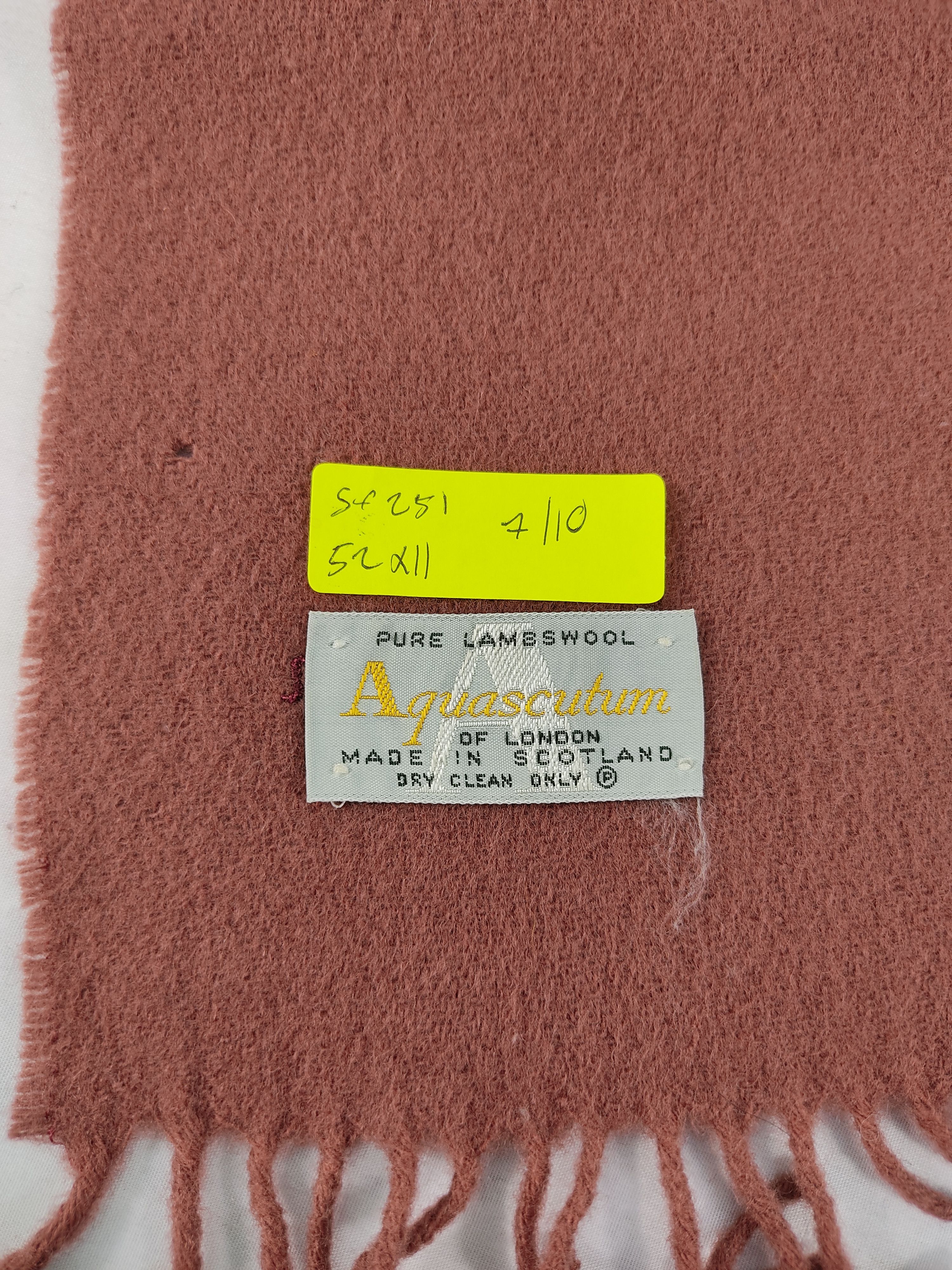 Aquascutum × Vintage Vintage Aquascutum Scarf / Muffler / Neckwear Size ONE SIZE - 12 Thumbnail