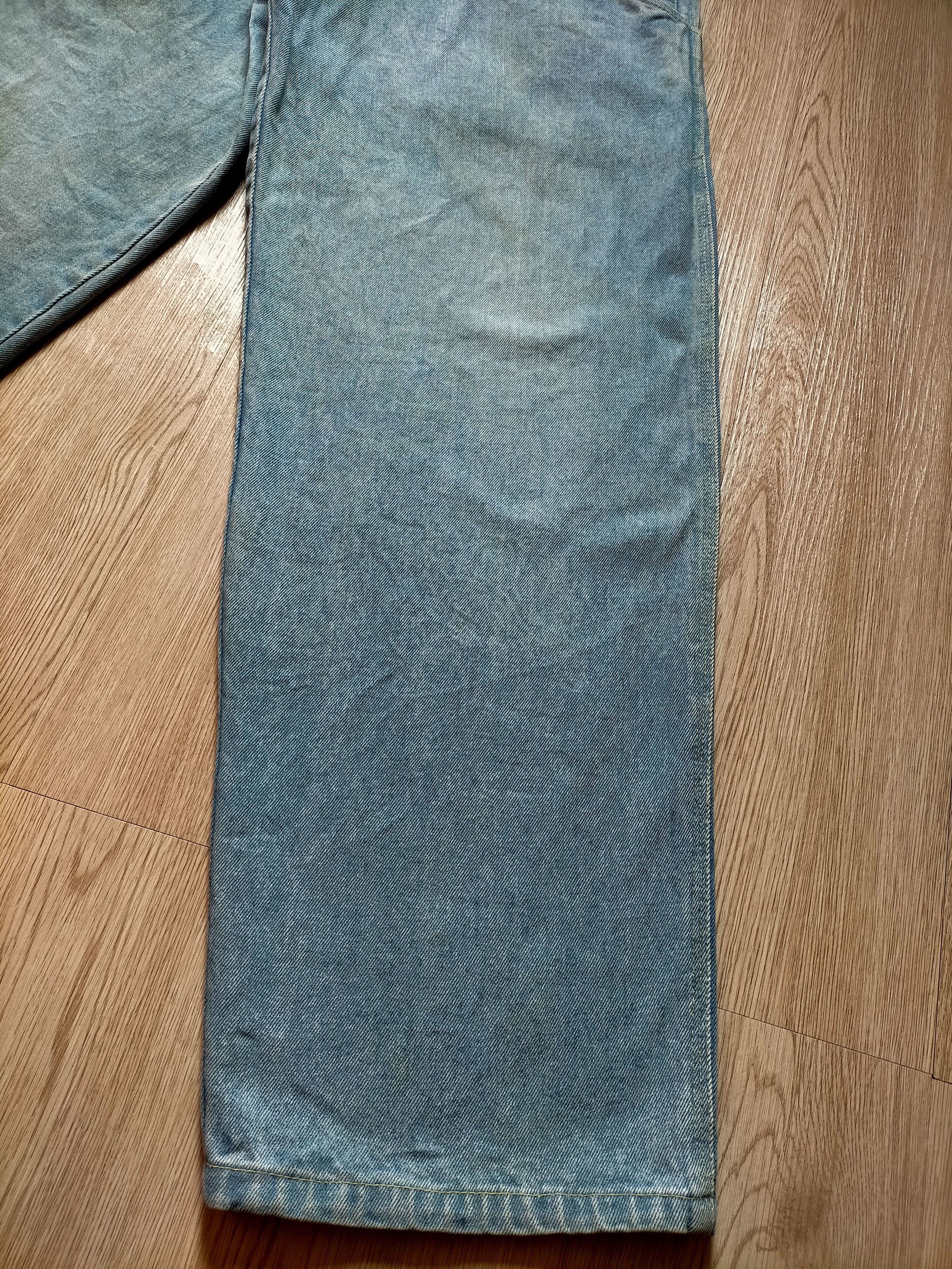 JNCO × Japanese Brand Barrel Roll N.y.c Baggy Double Pocket Hip Hop Style Size US 31 - 9 Thumbnail