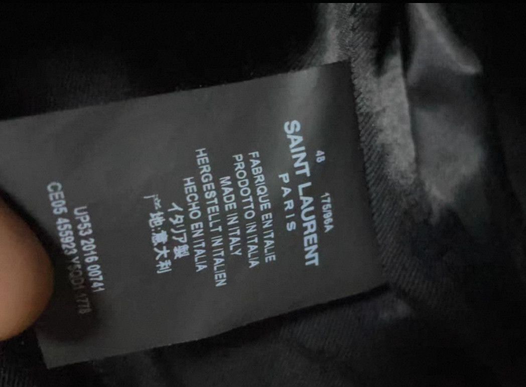 Saint Laurent Paris Saint Laurent Black Vintage Leather Jacket. Size US M / EU 48-50 / 2 - 6 Thumbnail