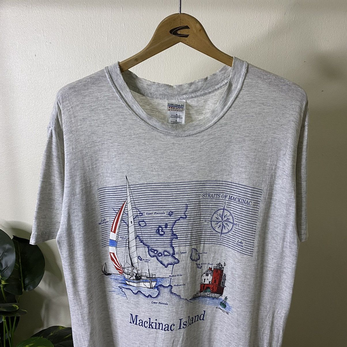 Vintage Vintage 2000s Mackinac Island Tee Size US L / EU 52-54 / 3 - 2 Thumbnail