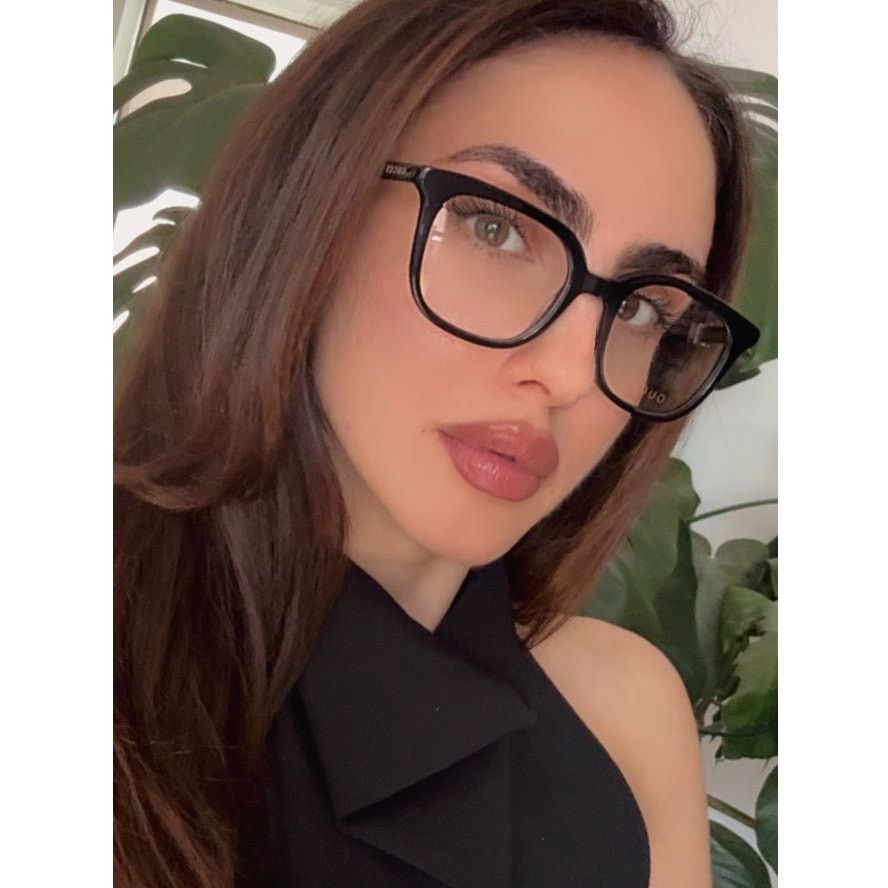 Gucci NEW Gucci GG1497O Black Square Unisex Eyeglasses Frames Size ONE SIZE - 1 Thumbnail