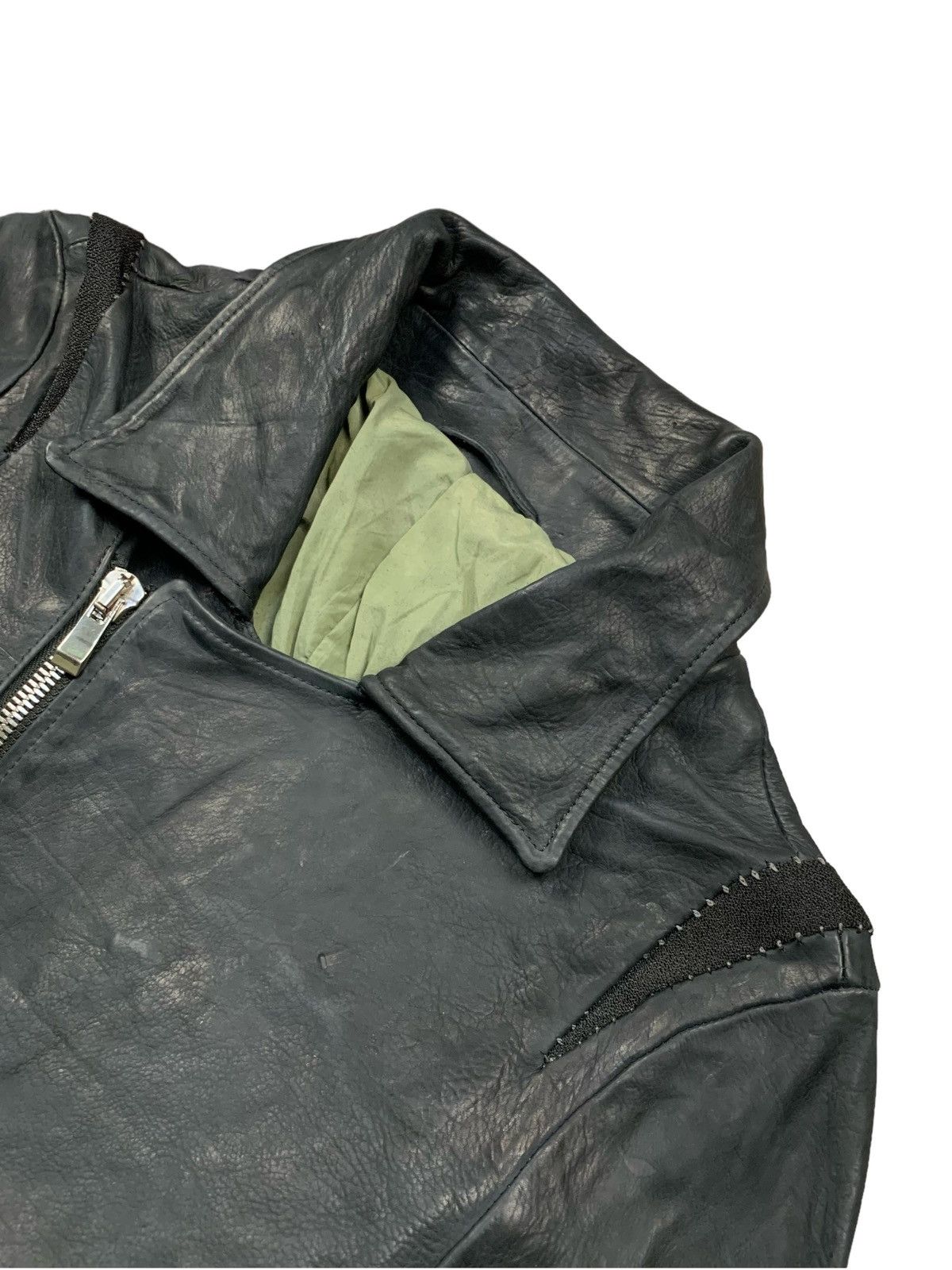 Incarnation Incarnation Exclusive - Silver Stitched Cross Moto Jacket Size US M / EU 48-50 / 2 - 13 Thumbnail