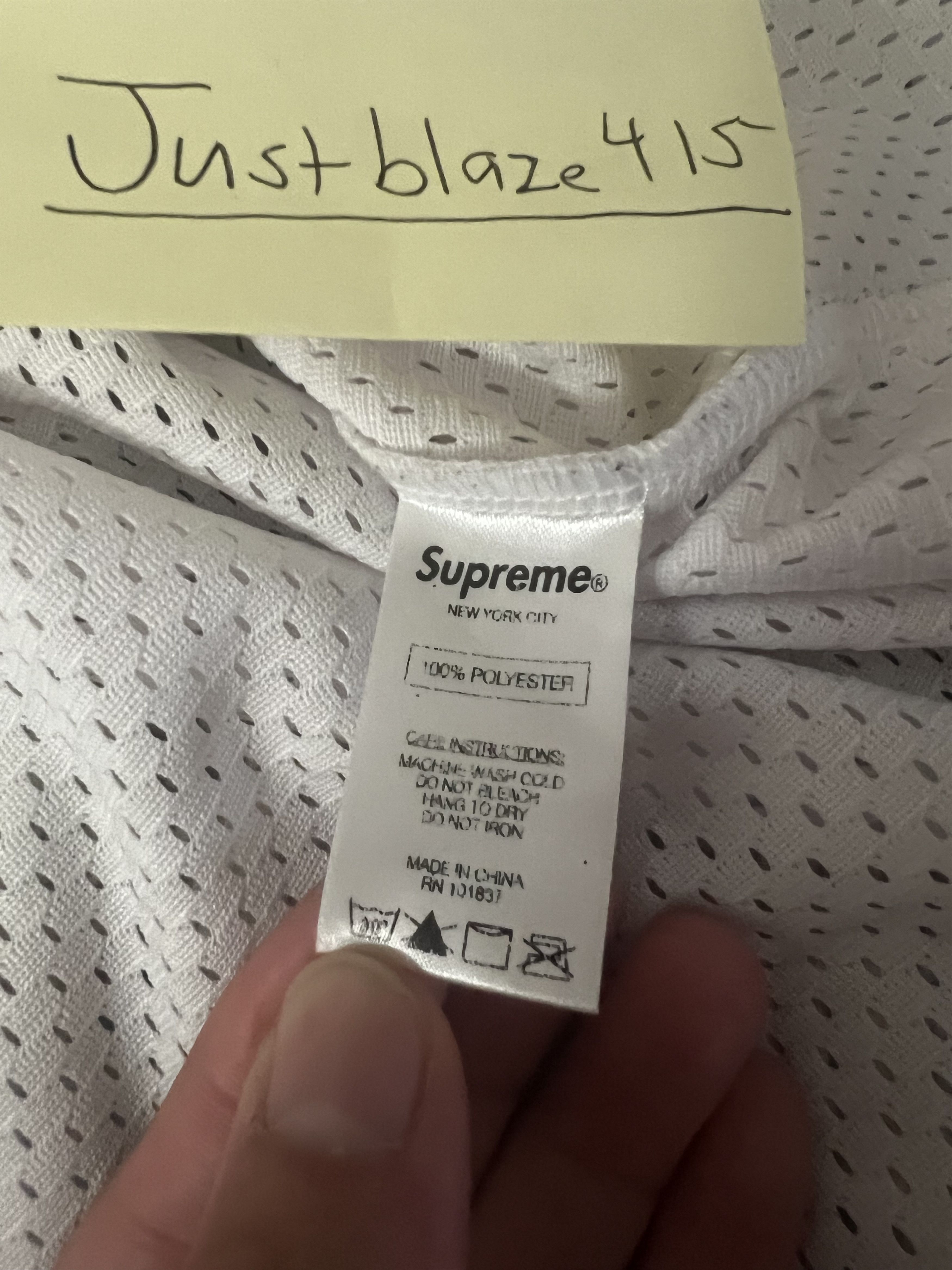 Supreme Supreme Baseball Henley Jersey Mesh 2014 Size US L / EU 52-54 / 3 - 6 Thumbnail
