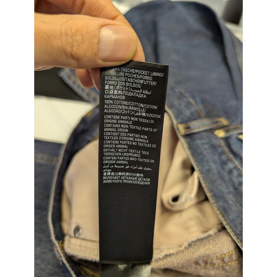 Balenciaga o1rshd1 Silk Denim Baggy Pants in Dark Indigo Size US 32 / EU 48 - 20 Thumbnail