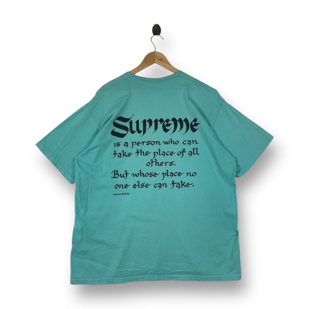 Supreme SUPREME Person crew neck SS22 tee Size US XL / EU 56 / 4 - 1 Thumbnail