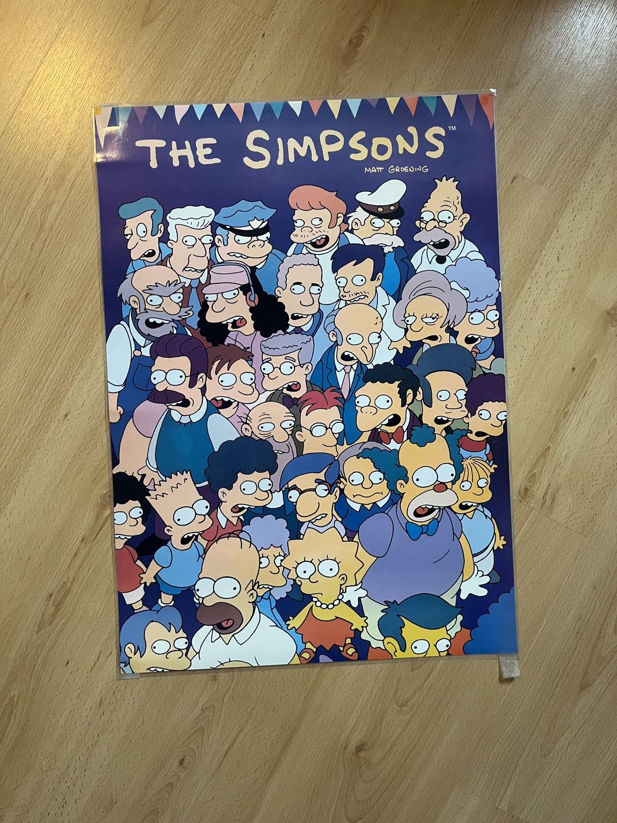 Cartoon Network The Simpsons vintage poster Size ONE SIZE - 1 Thumbnail