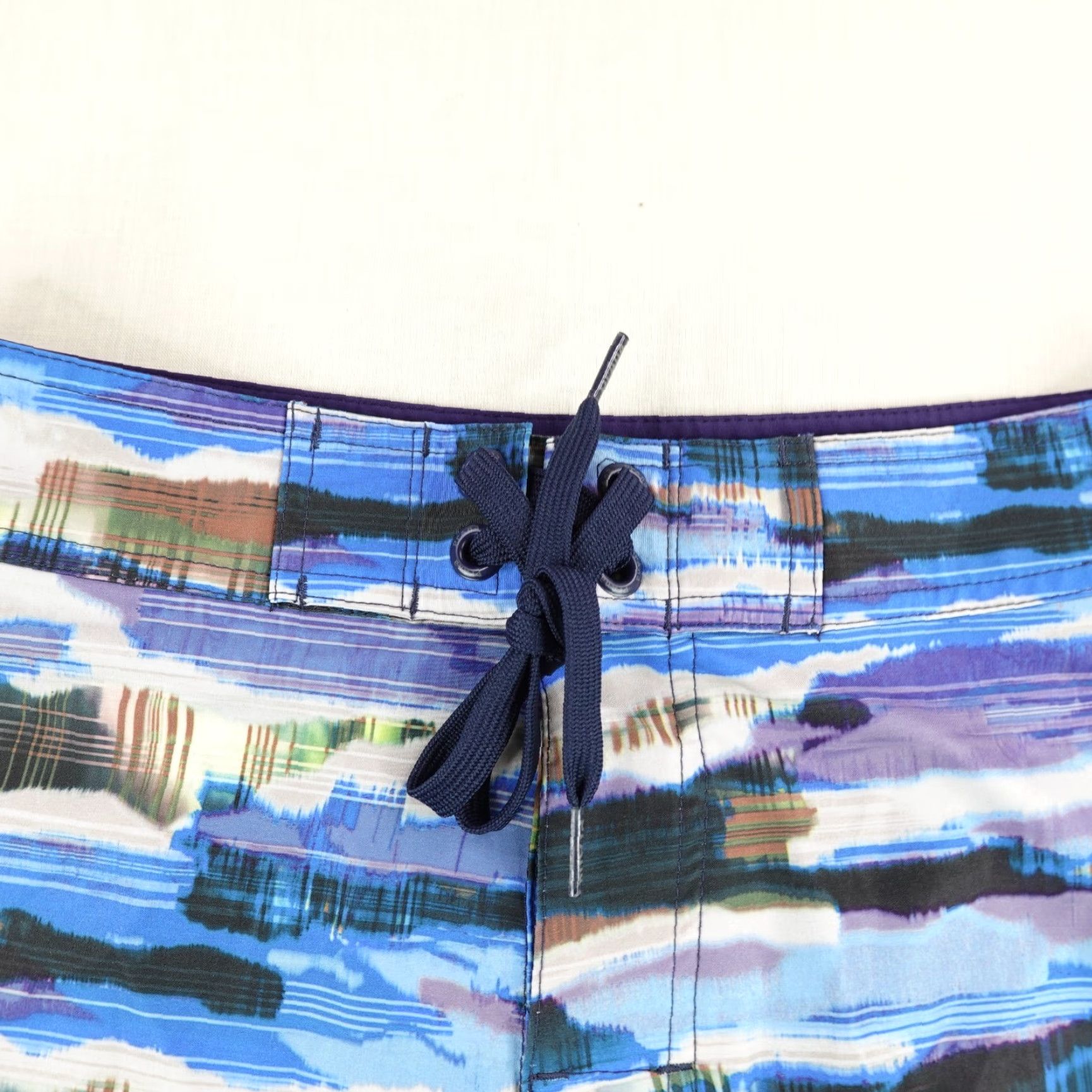 Prana Prana Board Shorts Mens 30 Blue Abstract Sediment Bathing Suit Swim Trunks Surf Size US 30 / EU 46 - 2 Thumbnail