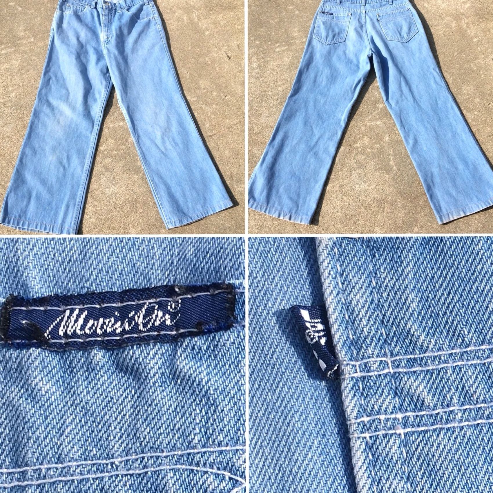 Vintage VINTAGE Levi’s Jeans Talon 42 Zipper 70s 31 Inseam 25.5 Denim Blue Hippy 1970s Mens Womens Girls Boys Regular 70s Size US 31 - 4 Thumbnail