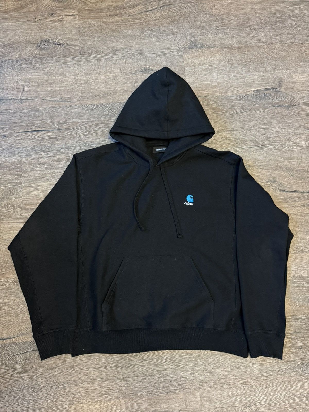 Carhartt × Palace Palace x Carhartt WIP Hoodie Black | Grailed