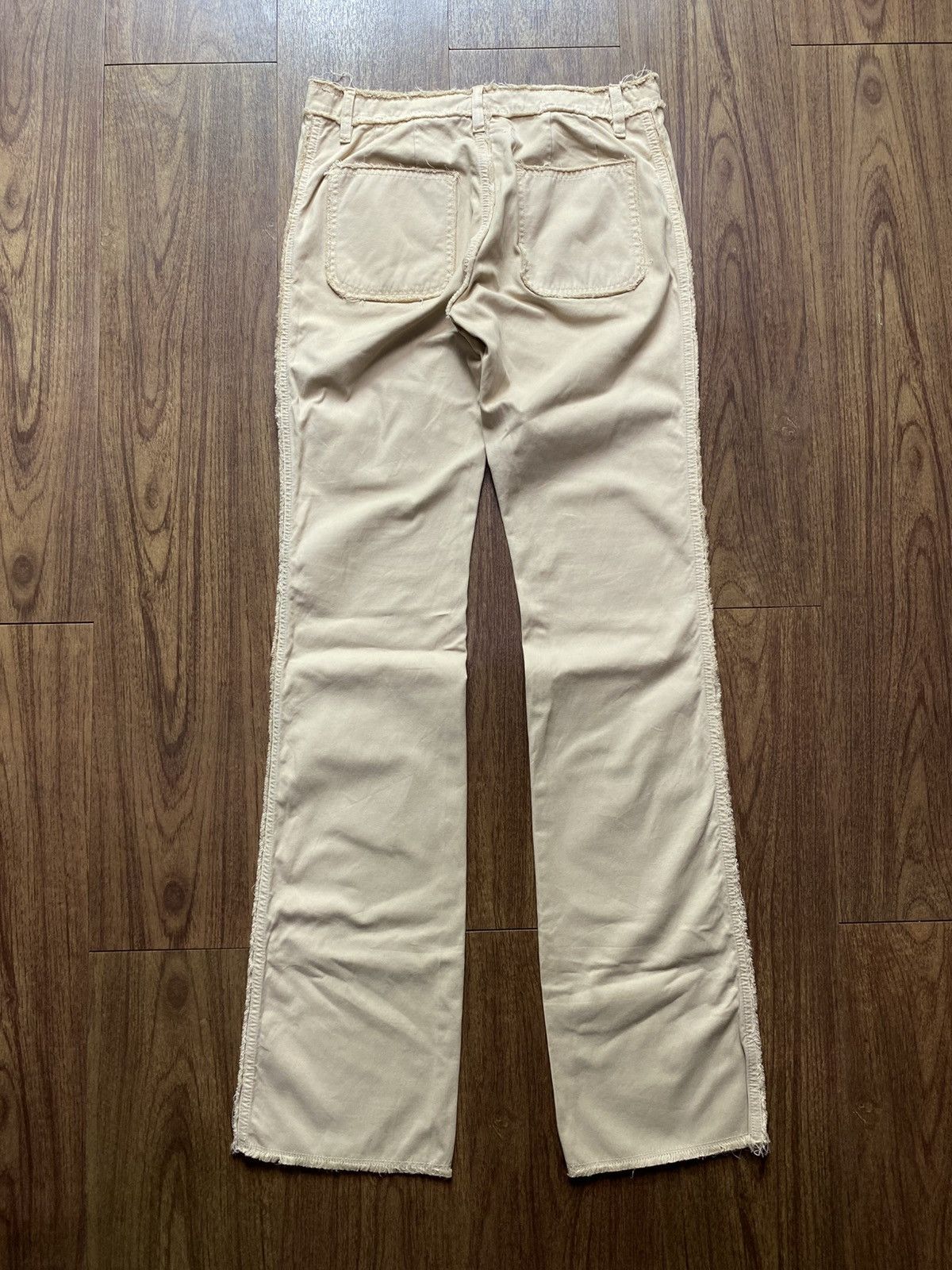 Maison Margiela MM6 by Maison Margiela Inside Out Distressed Flared Pants Size US 30 / EU 46 - 5 Thumbnail
