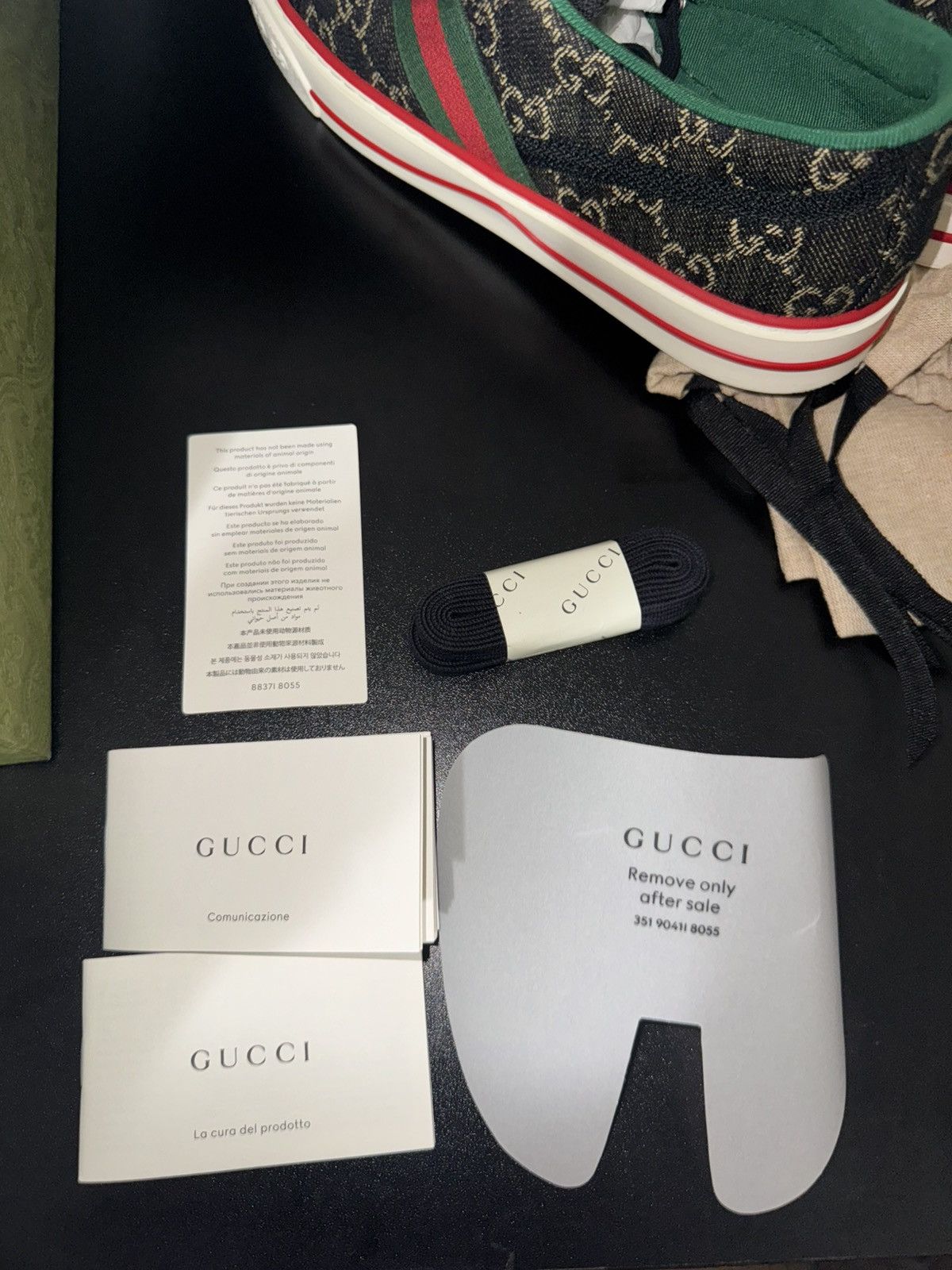 Designer × Gucci Gucci Tennis 1977 GG Logo Sneakers size 7+ - US 10 Size US 10 / EU 43 - 12 Thumbnail