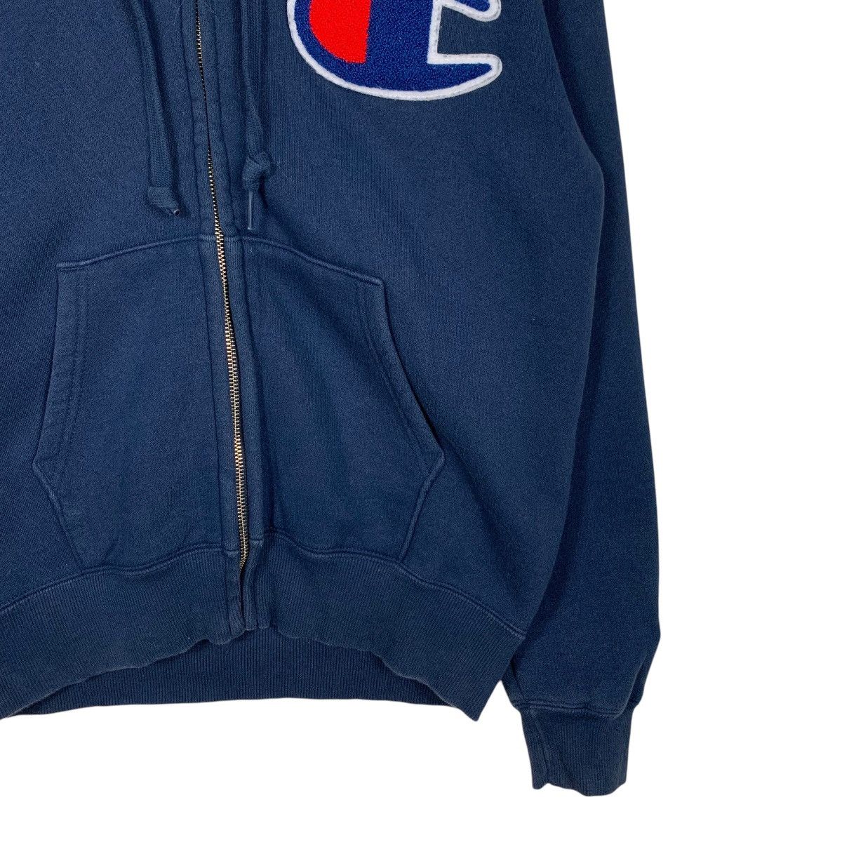 Champion CHAMPION Big Logo Zipper Hoodies Sweatshirt #1791-C79 Size US M / EU 48-50 / 2 - 4 Thumbnail