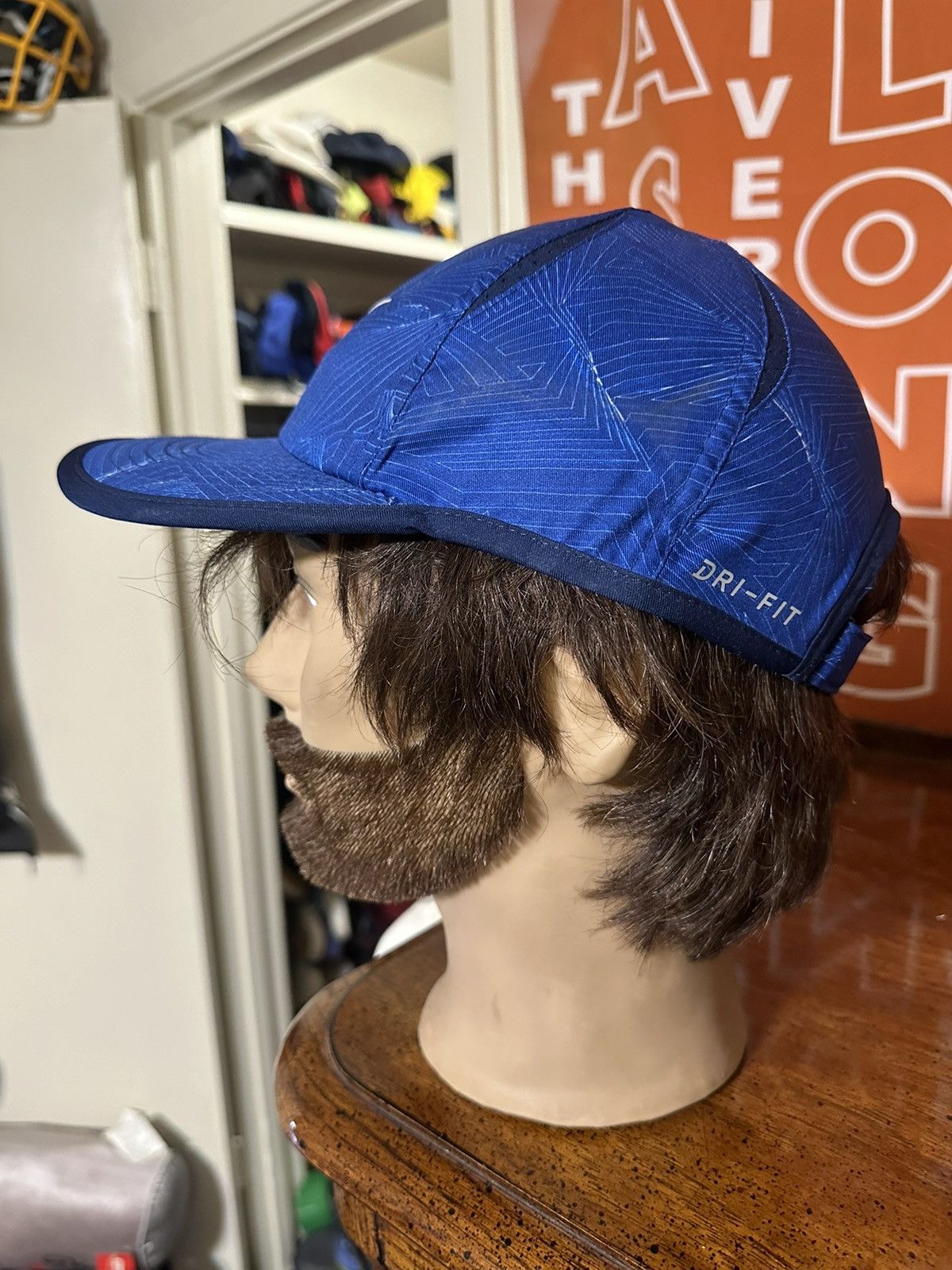 Nike × Vintage Vintage Nike sportswear lightweight “triple blue” hat Size ONE SIZE - 5 Thumbnail