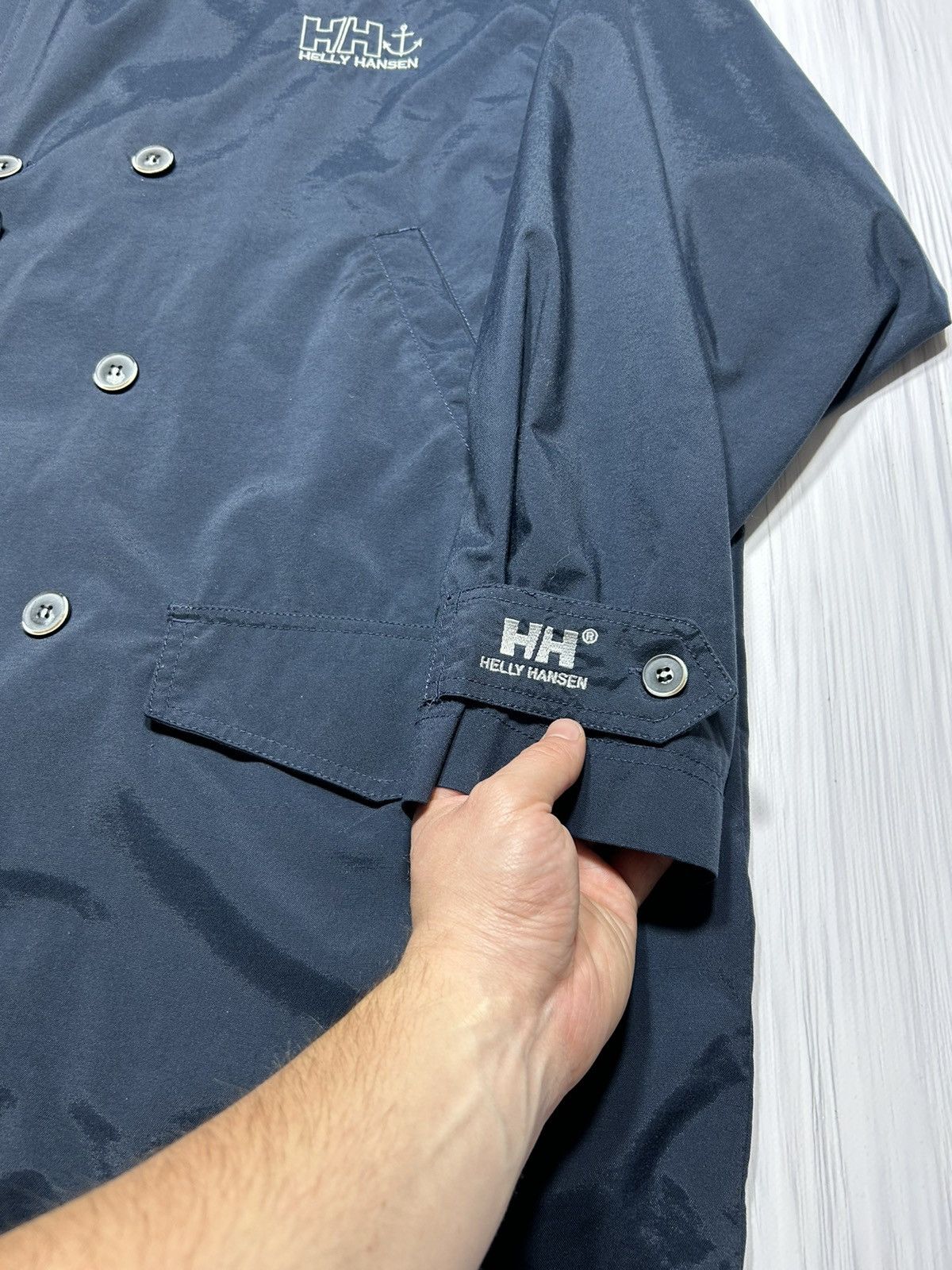 Helly Hansen × Vintage Vintage Helly Hansen Light Jacket Tranch Size US XL / EU 56 / 4 - 4 Thumbnail