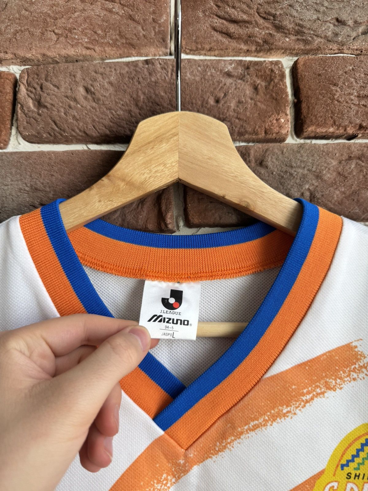 Mizuno Shimizu S Pulse 1993 Japan League Jersey Training Mizuno 90s Size US L / EU 52-54 / 3 - 9 Thumbnail