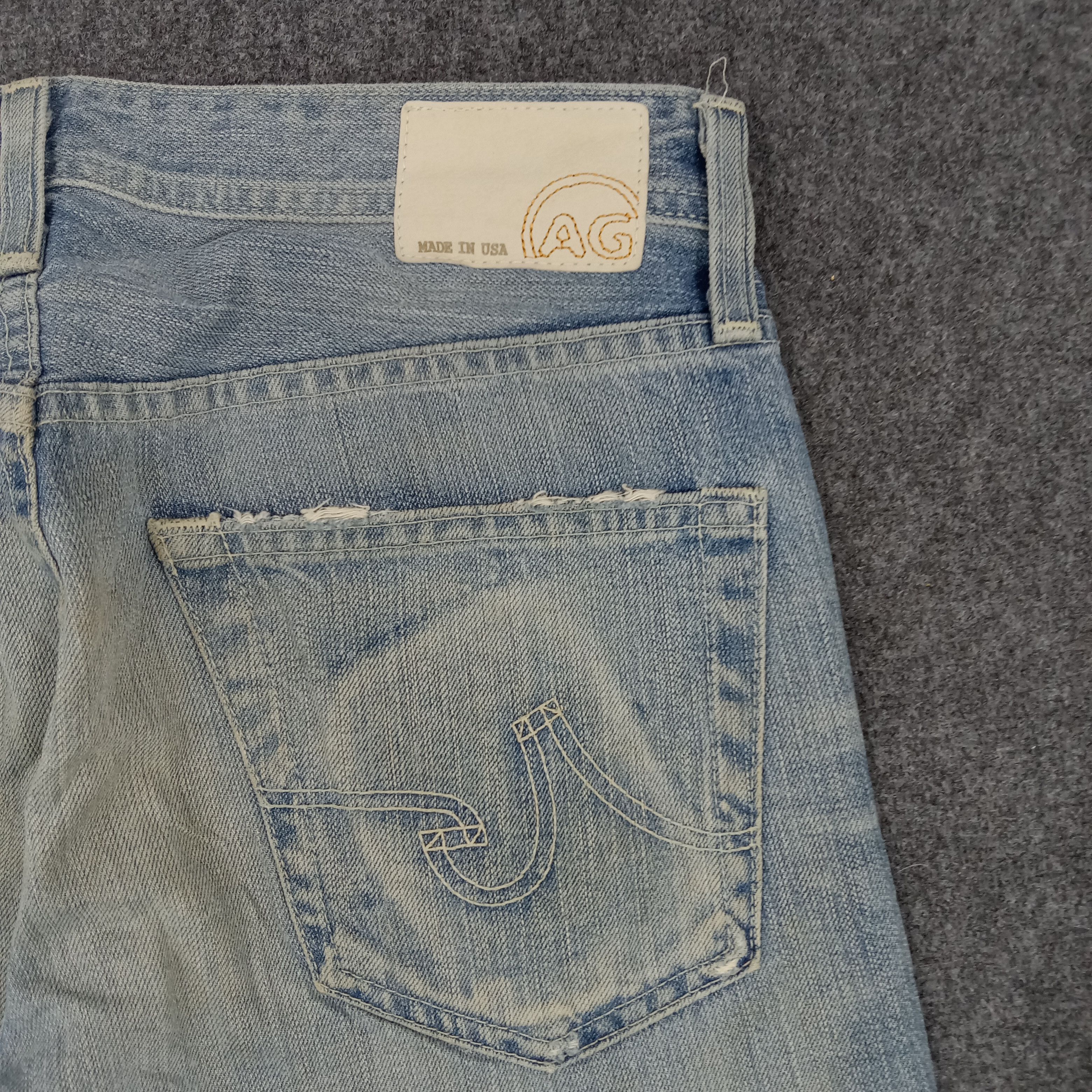 AG Adriano Goldschmied × Vintage Adriano Goldschmied American Distressed Style Jeans Size US 36 / EU 52 - 3 Thumbnail