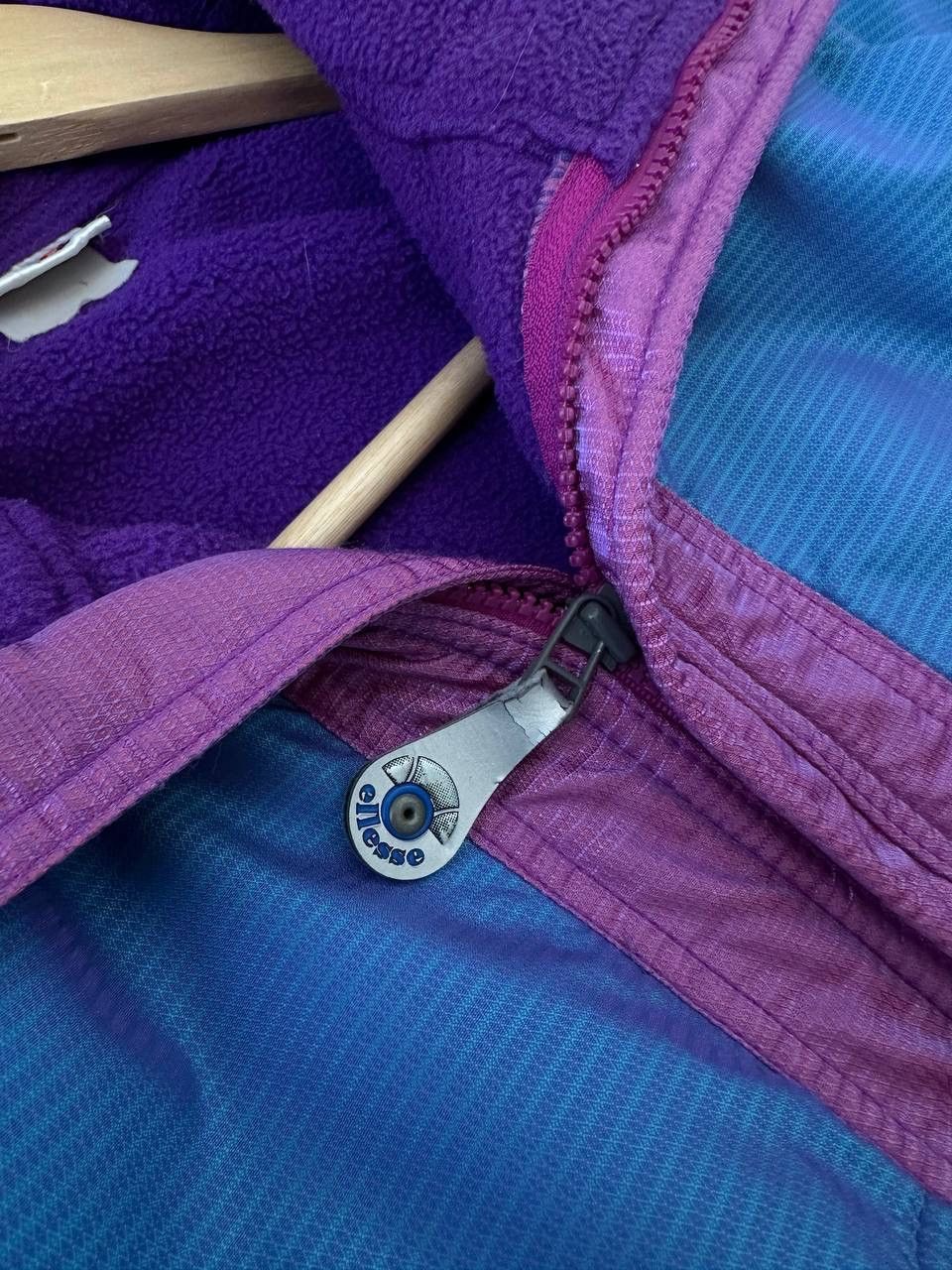 Ellesse × Vintage Vintage Ellesse Violet Outdoor Polartec Fleece Anorak Jacket Size US L / EU 52-54 / 3 - 8 Thumbnail