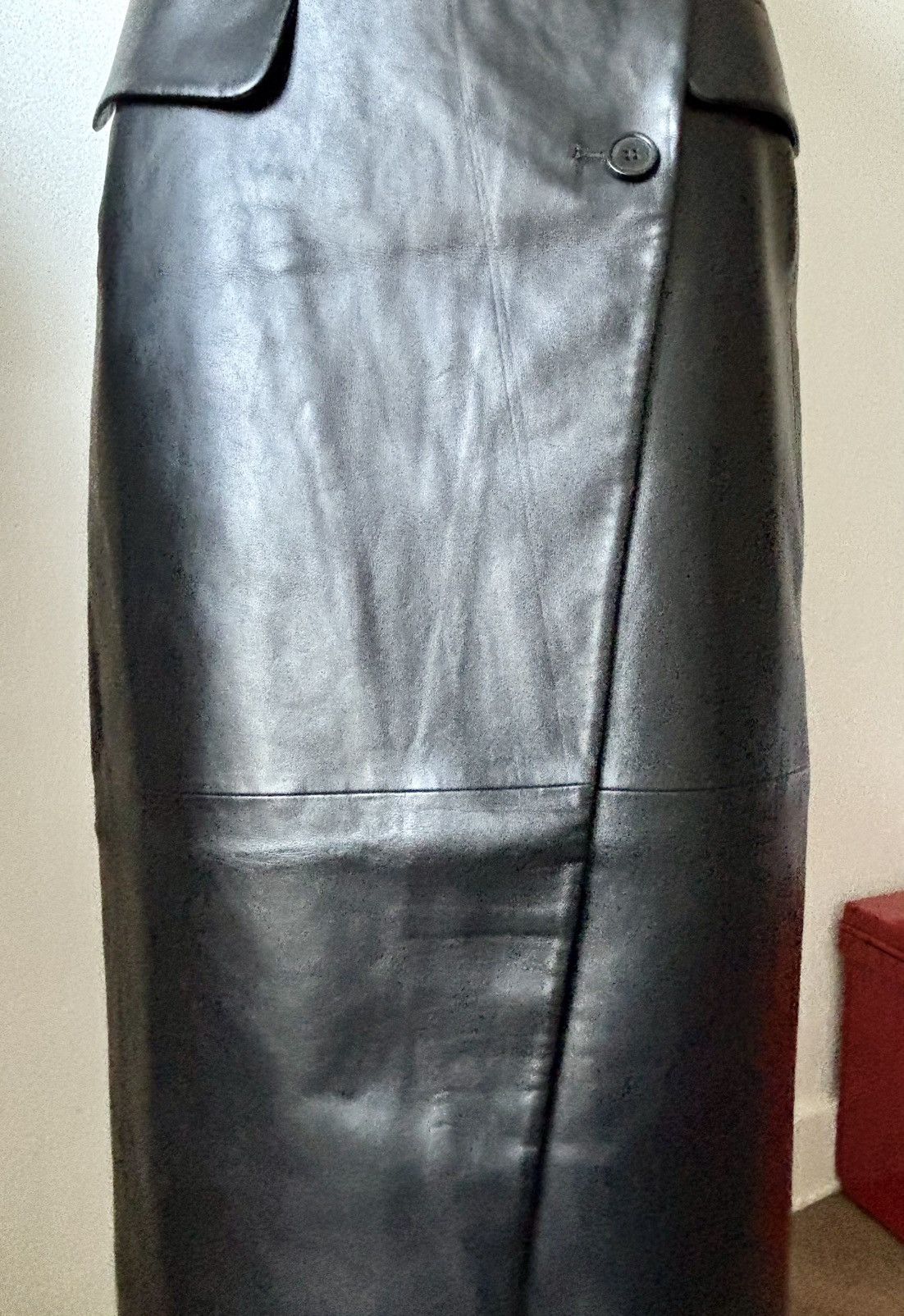 Other The Frankie Shop vegan-leather skirt size XS New Size 25" / US 0 / IT 36 - 2 Thumbnail