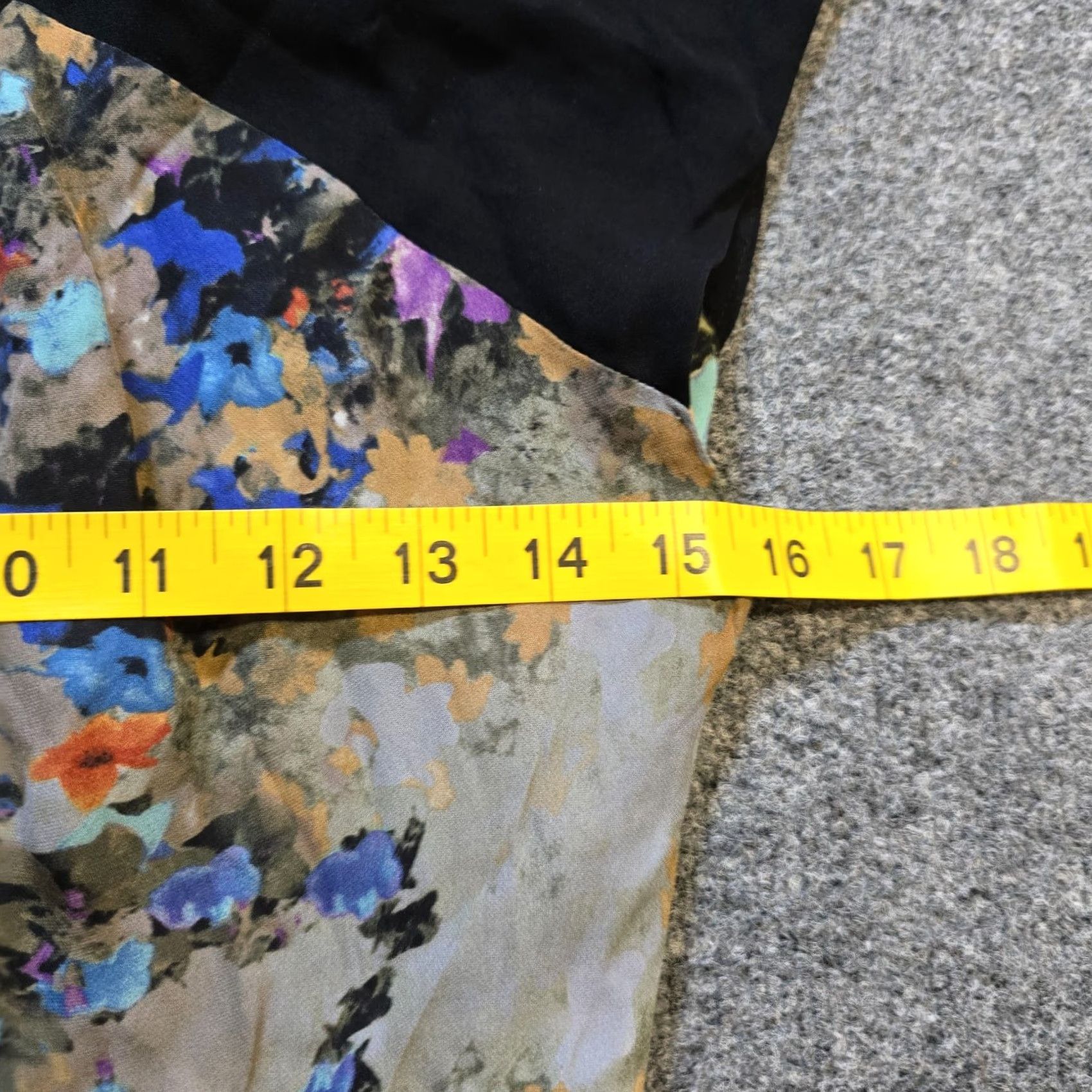 Parker Parker Dress Womens Size 2 Black Blue Floral Watercolor Art Silk Button Cocktail Dress Size XS / US 0-2 / IT 36-38 - 5 Thumbnail