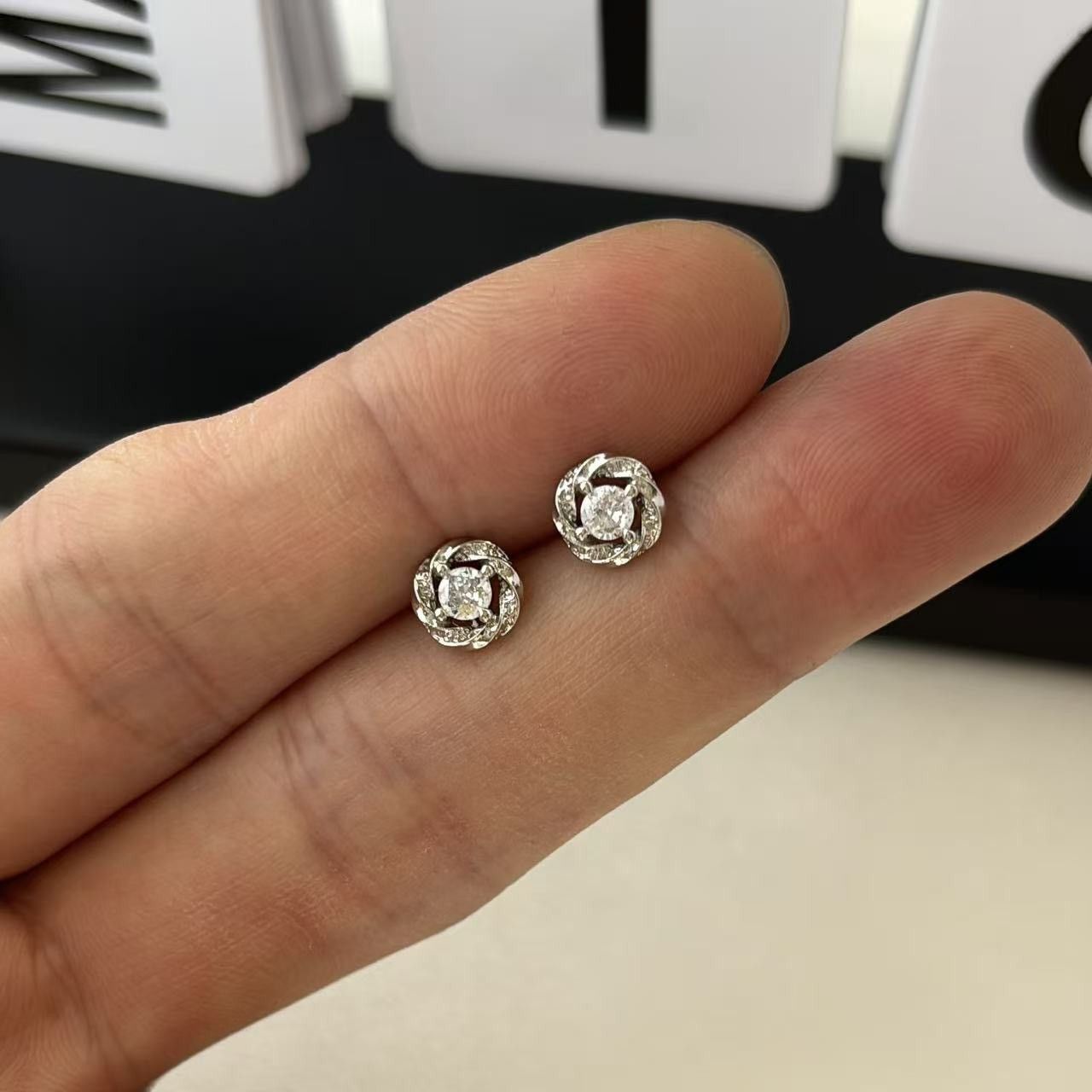 Other 6mm CZ Stud Earrings for Men Women Size ONE SIZE - 6 Thumbnail