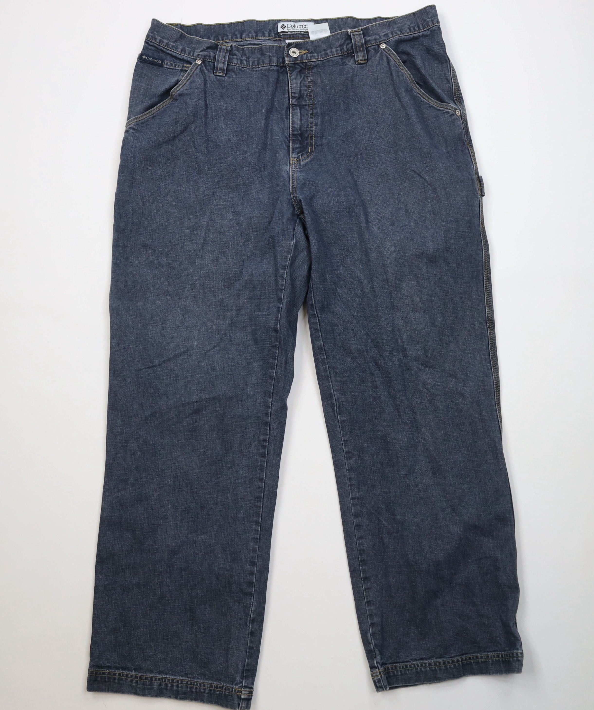 Columbia Vintage Y2K Columbia Baggy Wide Leg Denim Jeans Blue Cotton Size US 40 / EU 56 - 1 Thumbnail