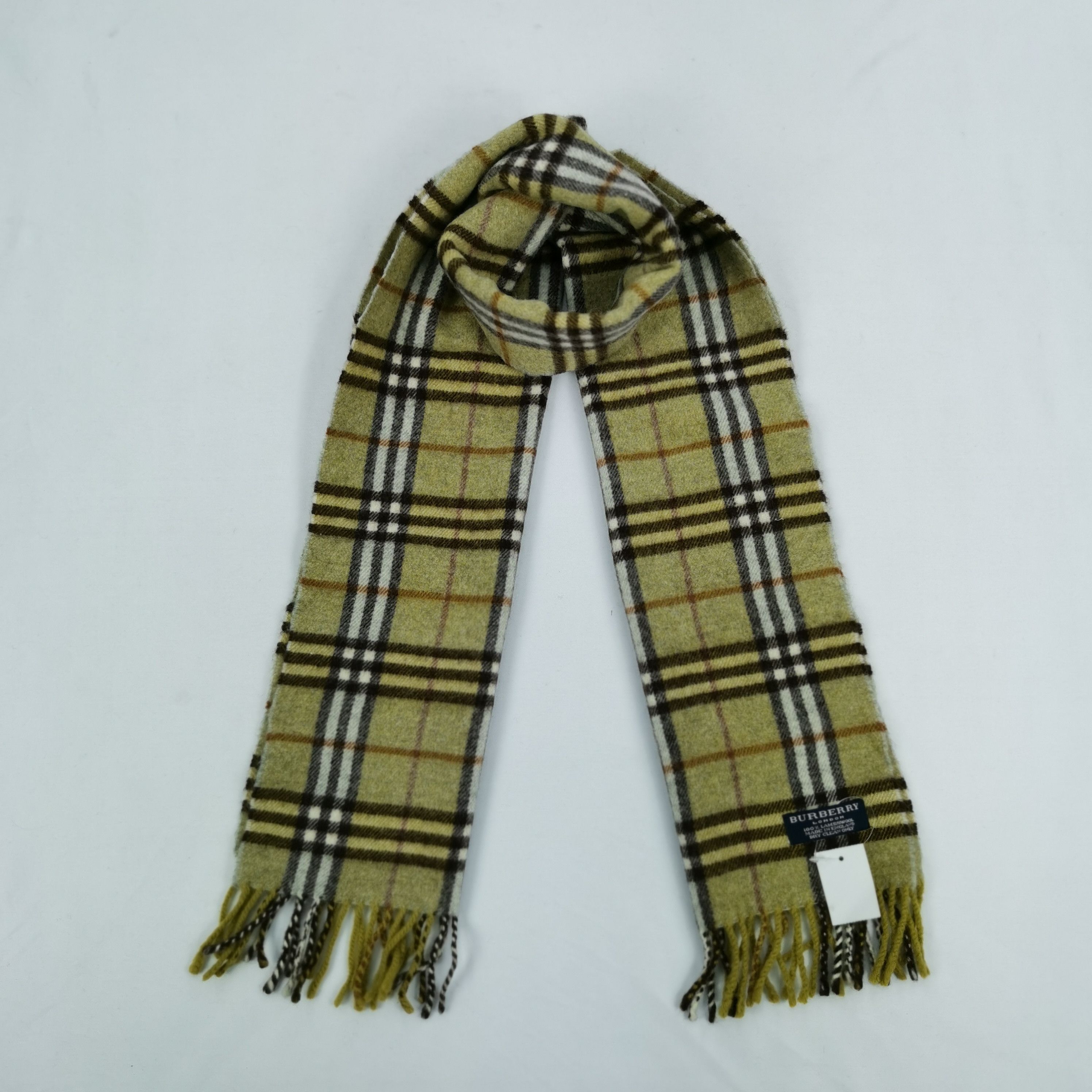 Japanese Brand Vintage Burberry Scarf Muffler Cashmere Scarves Size ONE SIZE - 1 Thumbnail
