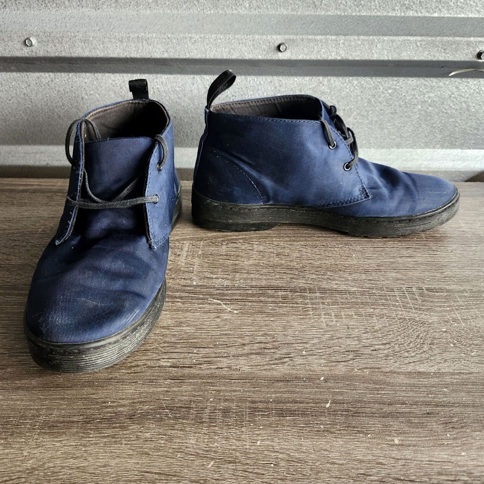 Dr. Martens Dr Martens DAYTONA Boots / BLUE Satin / Women’s US Size 9L - NEEDS CLEANING Size US 9 / IT 39 - 3 Thumbnail
