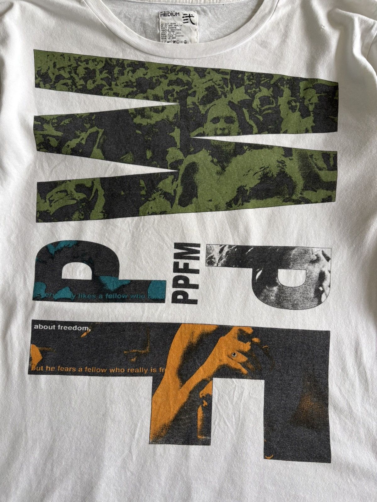 PPFM Vintage PPFM Big Print Long Sleeve Tshirt Size US M / EU 48-50 / 2 - 3 Thumbnail