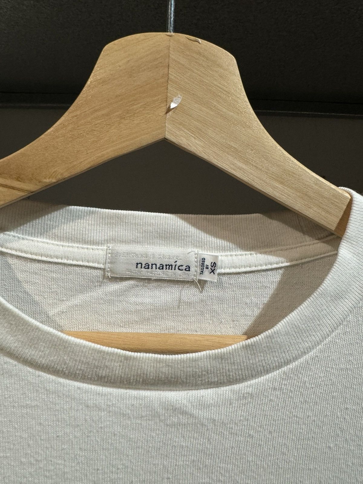 Nanamica Nanamica Photo Tee Lonsgleeve White Tee Size XS / US 0-2 / IT 36-38 - 3 Thumbnail