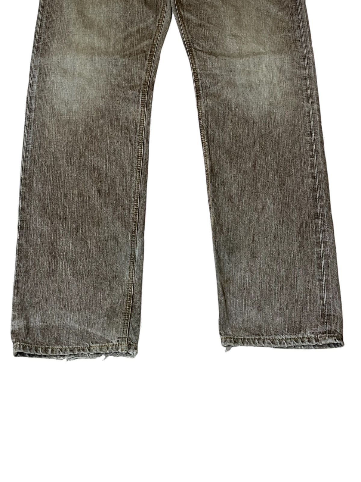 Edwin SICK🔥VINTAGE EDWIN 505V DISTRESSED REDLINE SELVEDGE JEANS Size US 32 / EU 48 - 3 Thumbnail