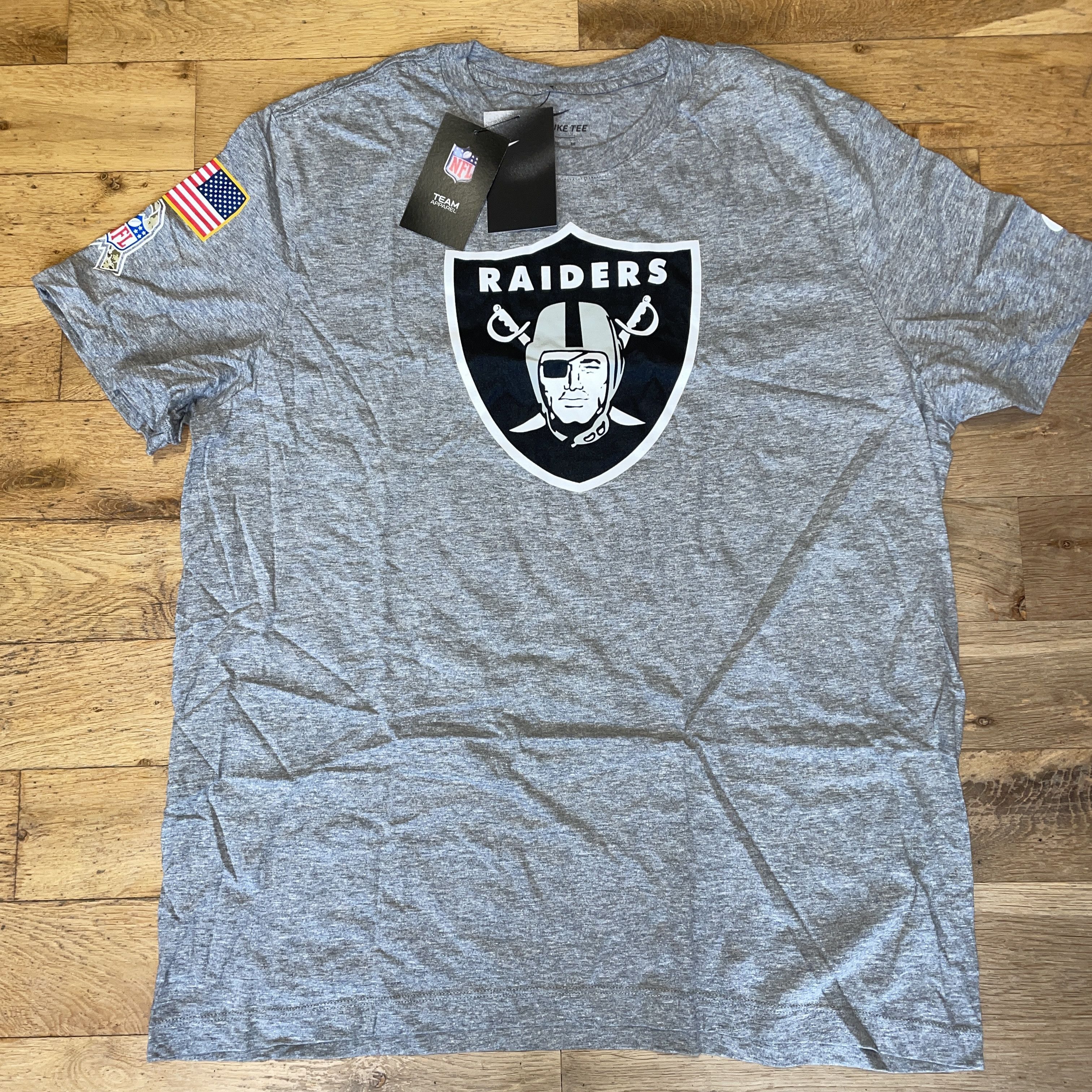 NFL × Nike NIKE NFL LAS VEGAS RAIDERS MEN'S T-SHIRT Size XL -NEW-STO Size US XL / EU 56 / 4 - 1 Thumbnail
