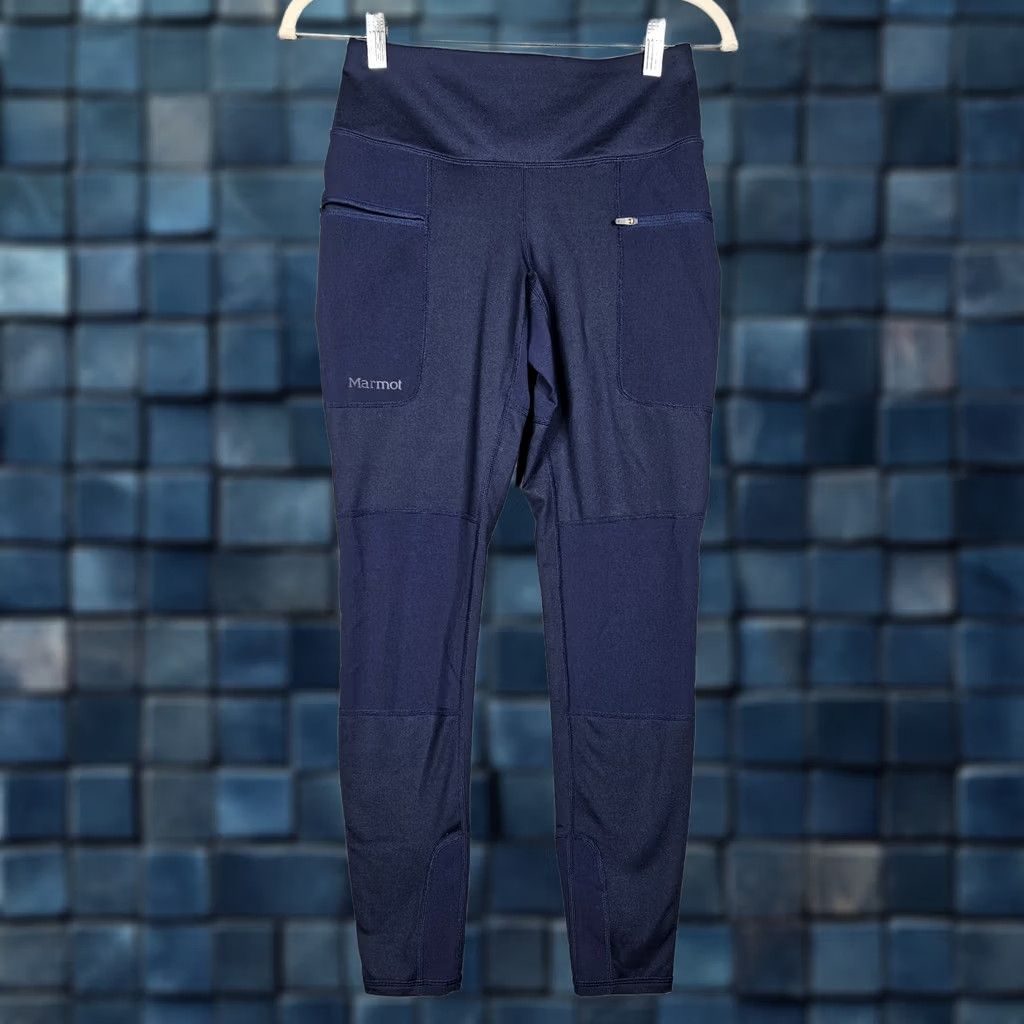 Marmot Marmot Navy Blue Side Pocket Zipper Women's Activewear Ankle Pants XS Pants Women's Navy Blue Marmot Side Pocket Zipper Ankle Pants XS Size 26" / US 2 / IT 38 - 1 Thumbnail