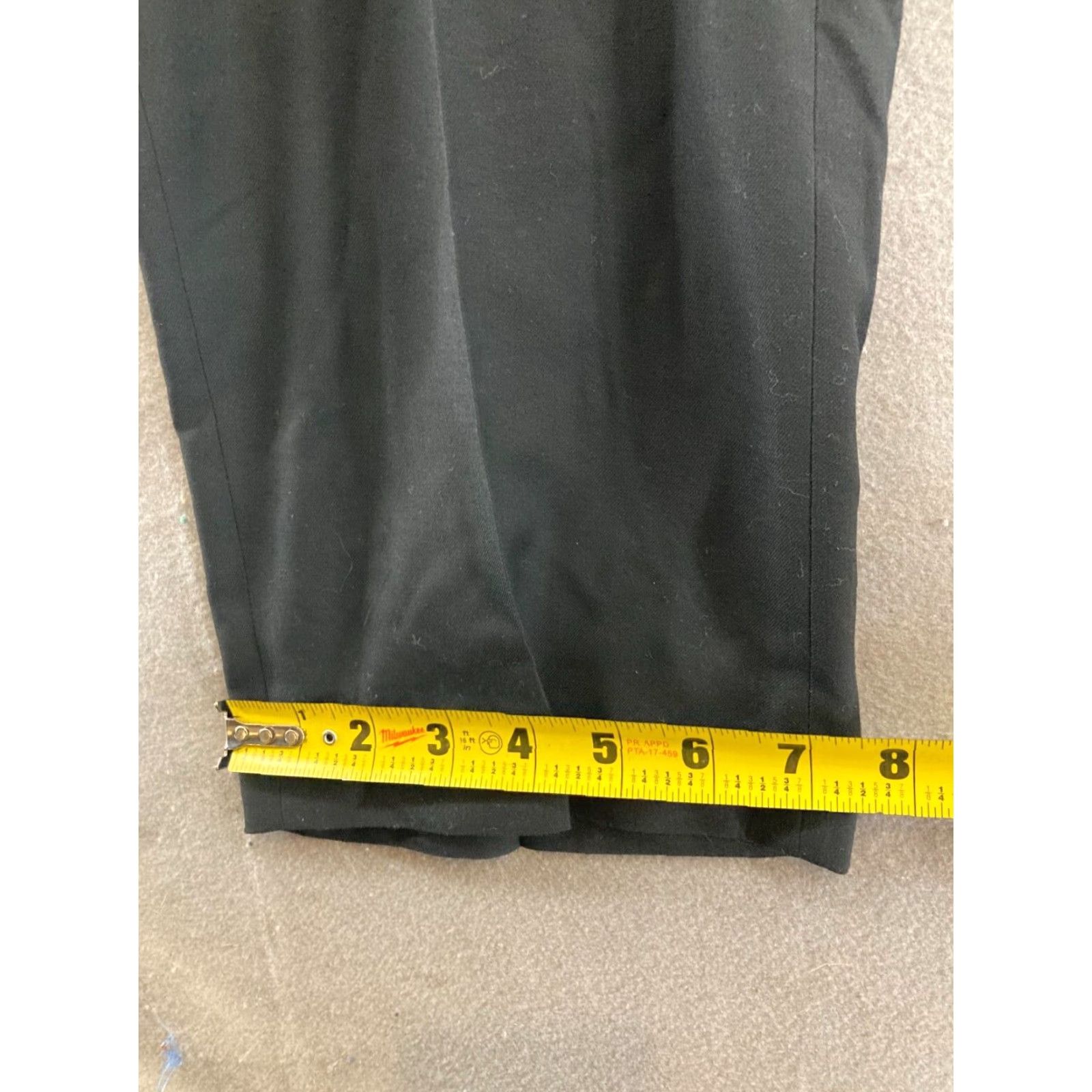 Calvin Klein Calvin Klein Mens Dress Pants 34x32 Black Straight Leg Size US 34 / EU 50 - 4 Thumbnail