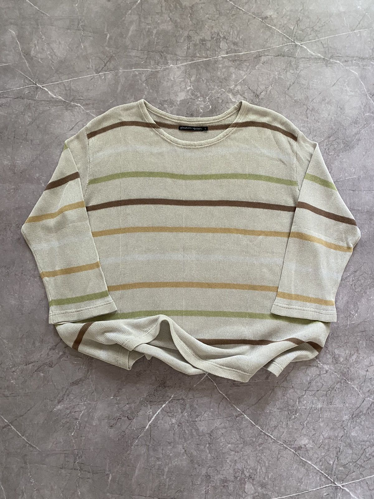 Designer × Gudrun Sjoden Rare Gudrun Sjoden Leinen Sweater Geometric Print Size L Size L / US 10 / IT 46 - 2 Thumbnail