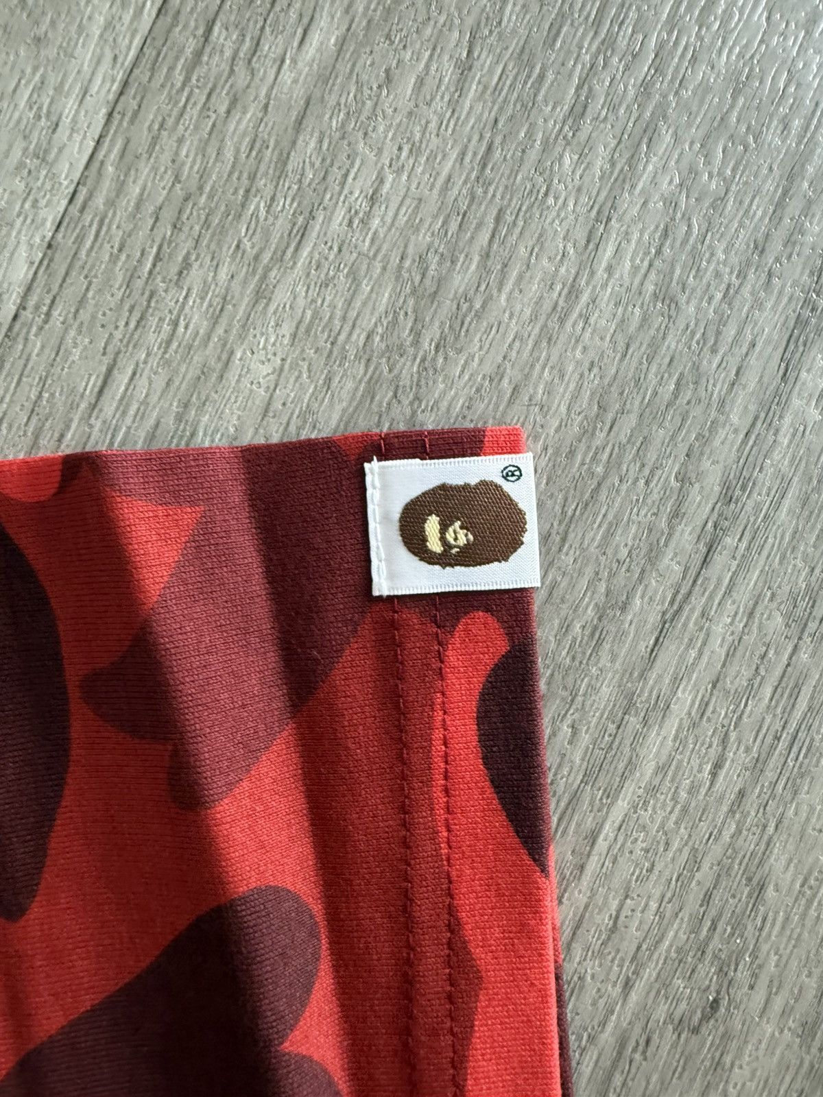 Bape Bape Red Camo Shark Tee Size US XL / EU 56 / 4 - 4 Thumbnail