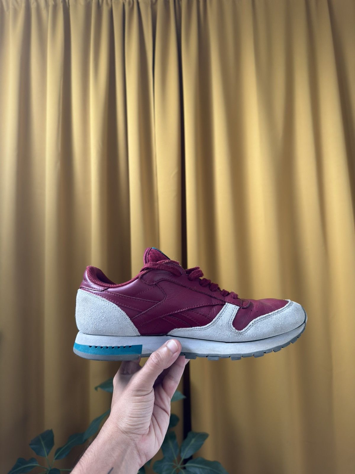 Other Reebok Classic Leather Burgundy Cloud Grey - BD4413 Size US 8 / EU 41 - 3 Thumbnail