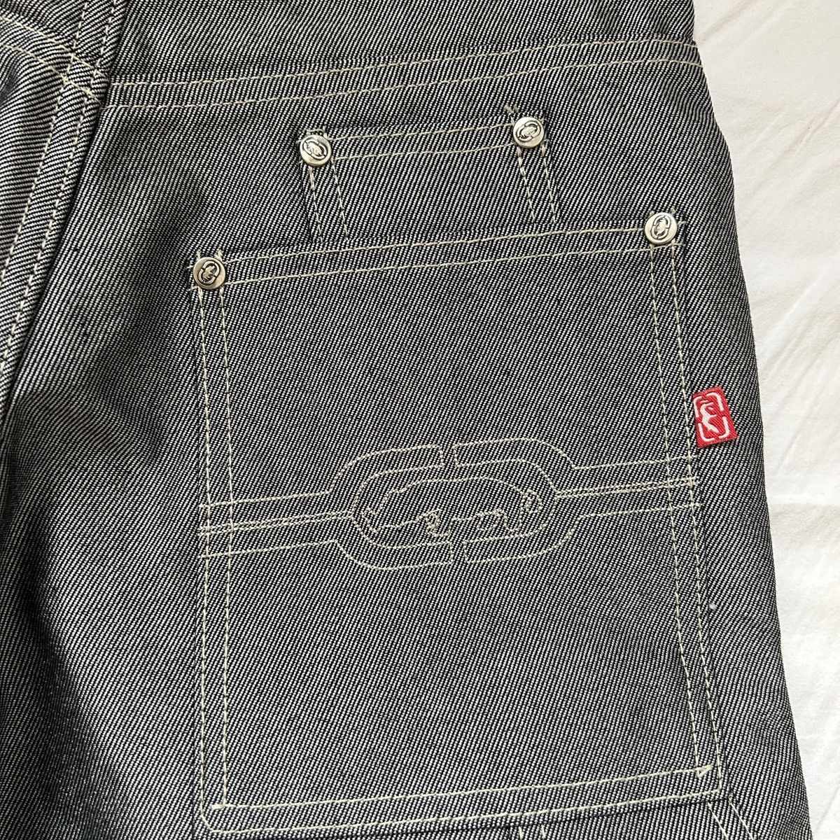 Ecko Unltd. Y2K ECKO untld. Baggy jeans skate silver Size US 30 / EU 46 - 7 Thumbnail