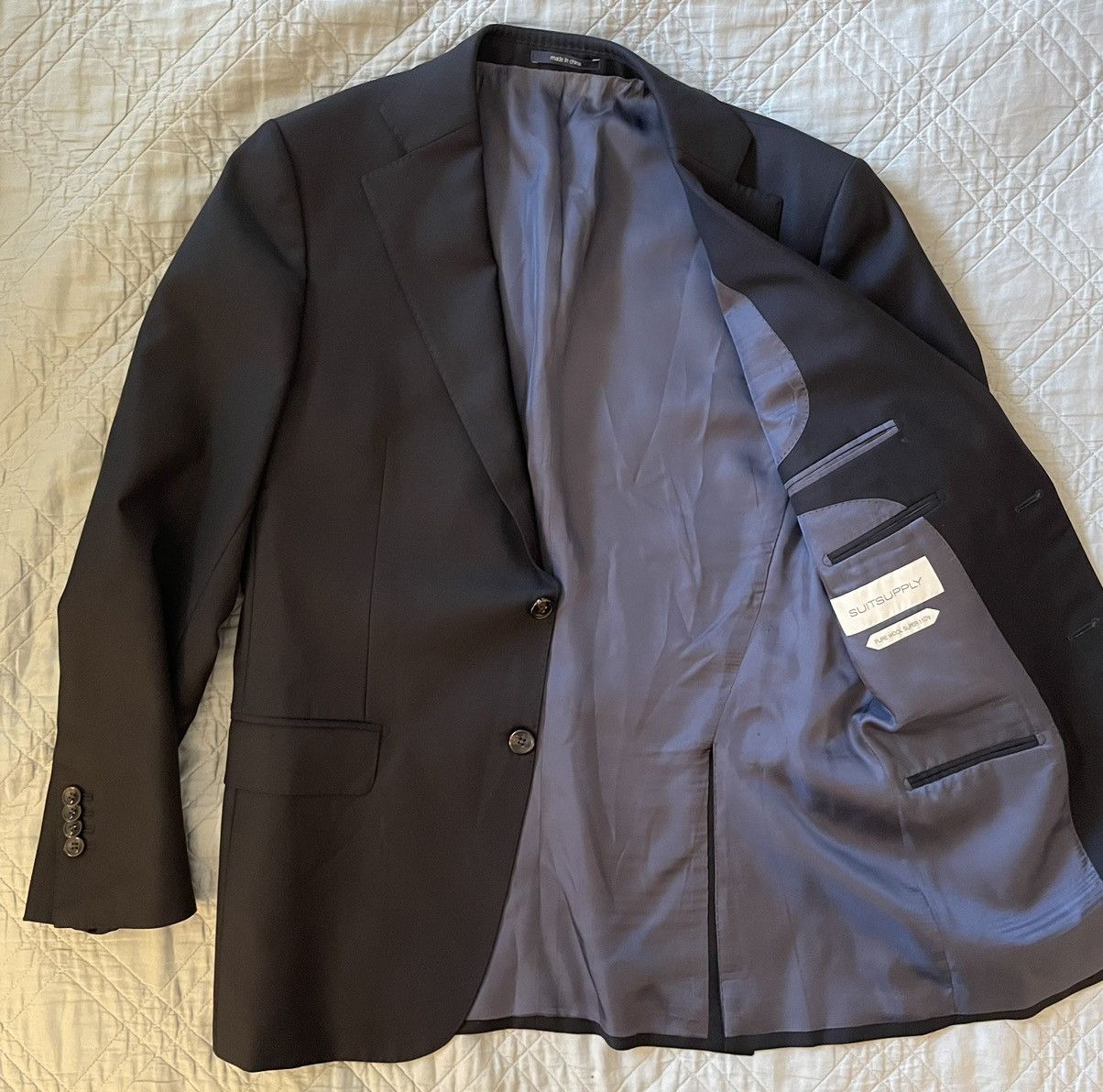 Suitsupply Wool Suit Jacket Size 38R - 5 Thumbnail
