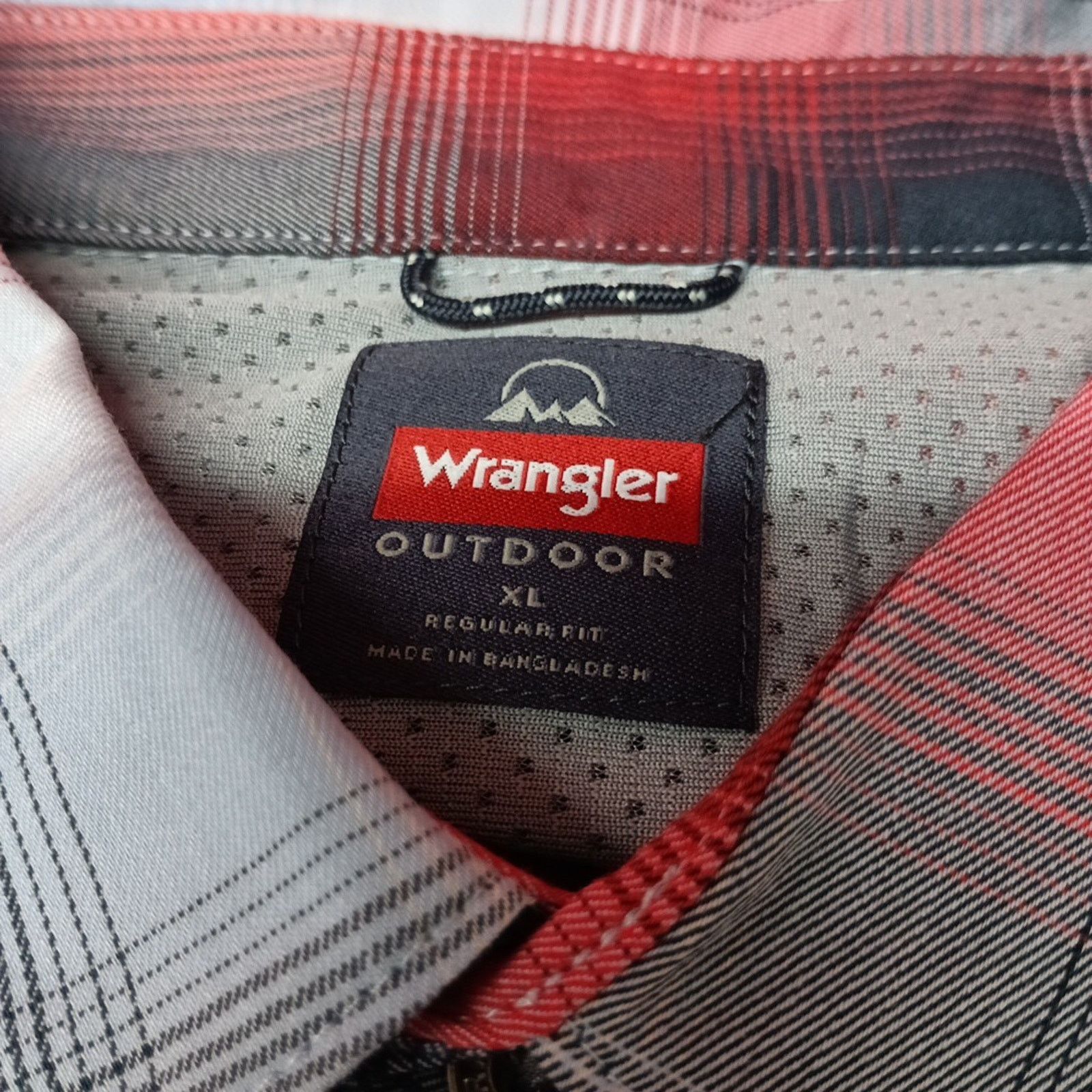 Wrangler Wrangler Shirt Men's XL Red Plaid Convertible Sleeves Shirt Size US XL / EU 56 / 4 - 6 Thumbnail