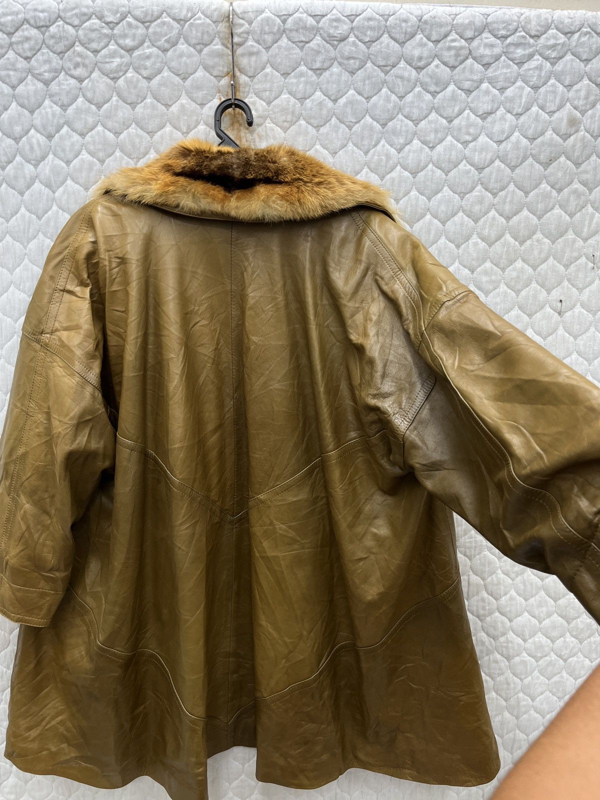 Loewe 🔥🔥🔥ARCHIVE LOEWE LEATHER COAT WITH FUR Size M / US 6-8 / IT 42-44 - 17 Thumbnail