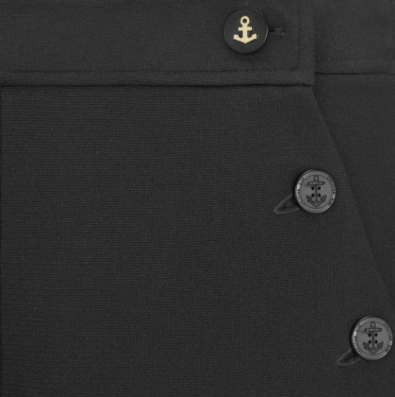 Dior o1w1db11225 444P13 Sailor Pants in Black Size 25" / US 0 / IT 36 - 3 Thumbnail