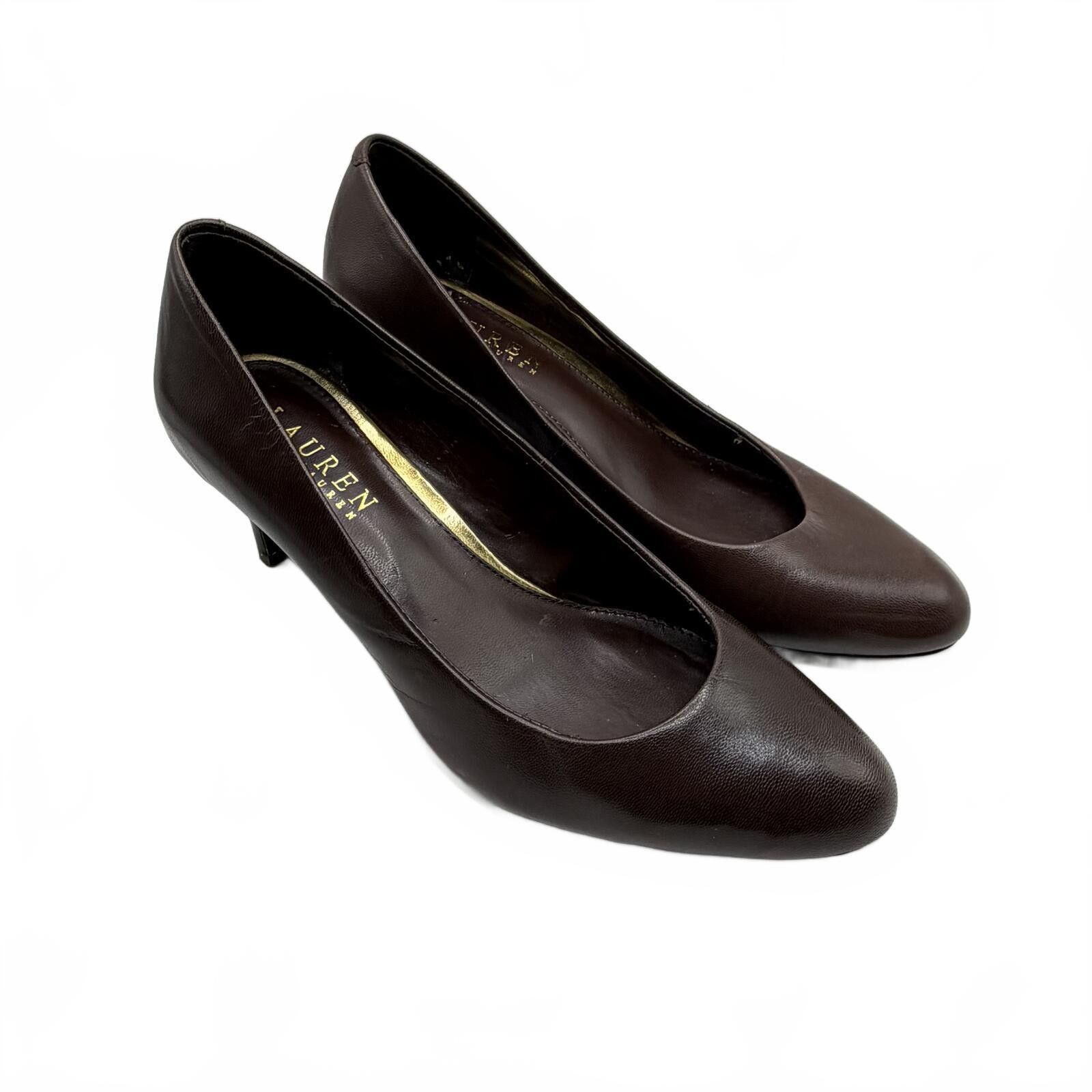 Lauren Ralph Lauren Ralph Lauren Heels Women's 6.5 B Brown Lauren Size US 7.5 / IT 37.5 - 1 Thumbnail