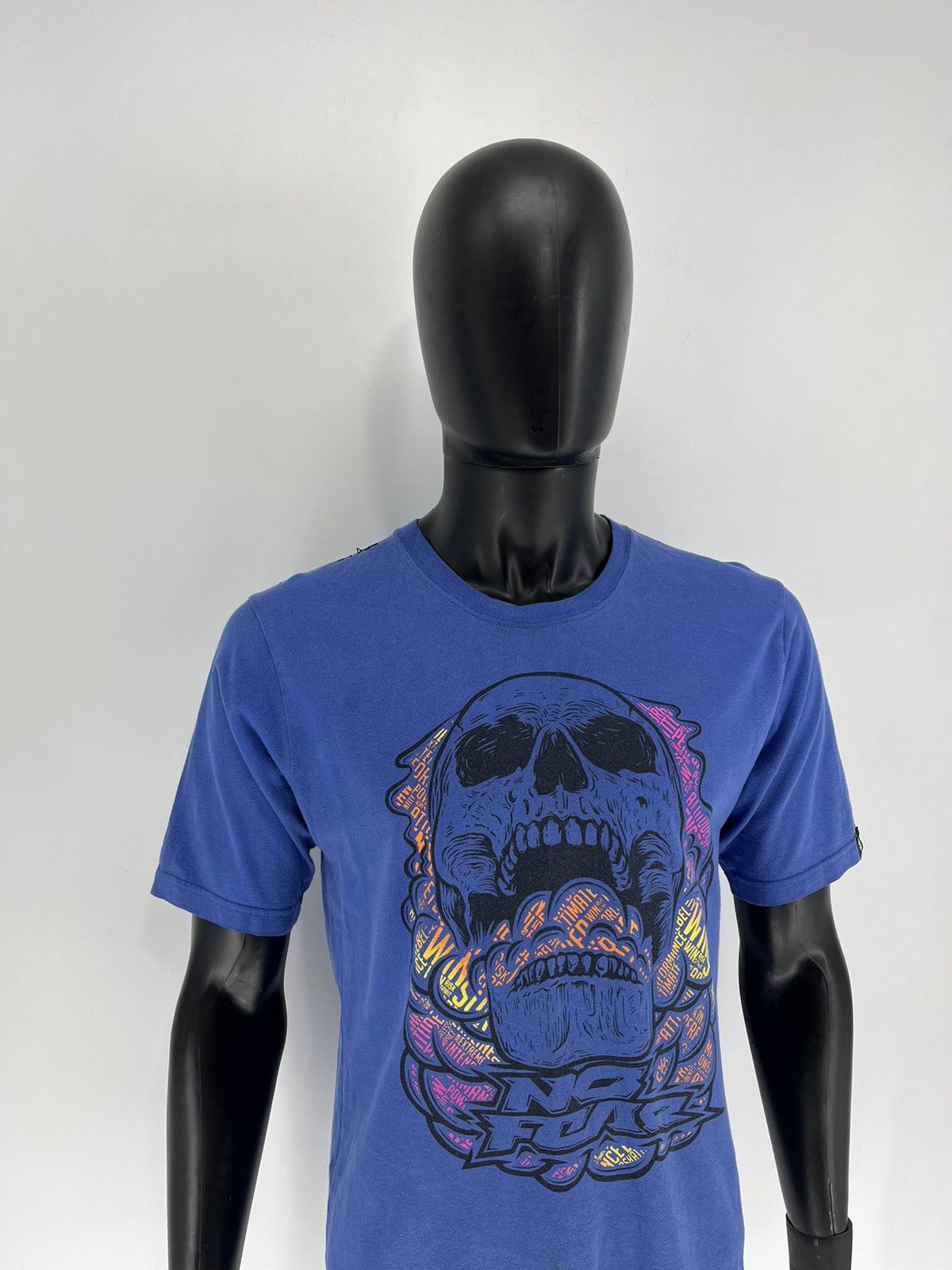 No Fear × Vintage Vintage Big Skull Logo No Fear Y2K T-shirt Size US S / EU 44-46 / 1 - 4 Thumbnail