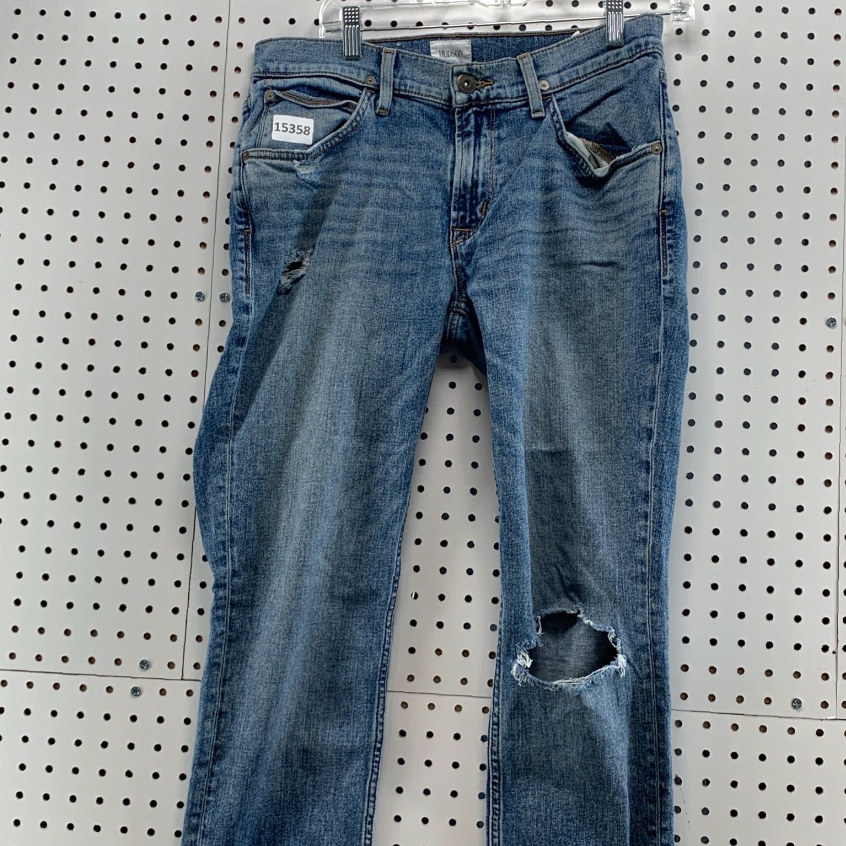 Hudson Hudson Jeans Blake Slim Straight Blue Pants 31 x 31 Mens Size US 31 - 6 Thumbnail